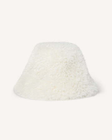 Faux Shearling Bucket Hat 0 Faux Shearling Bucket Hat