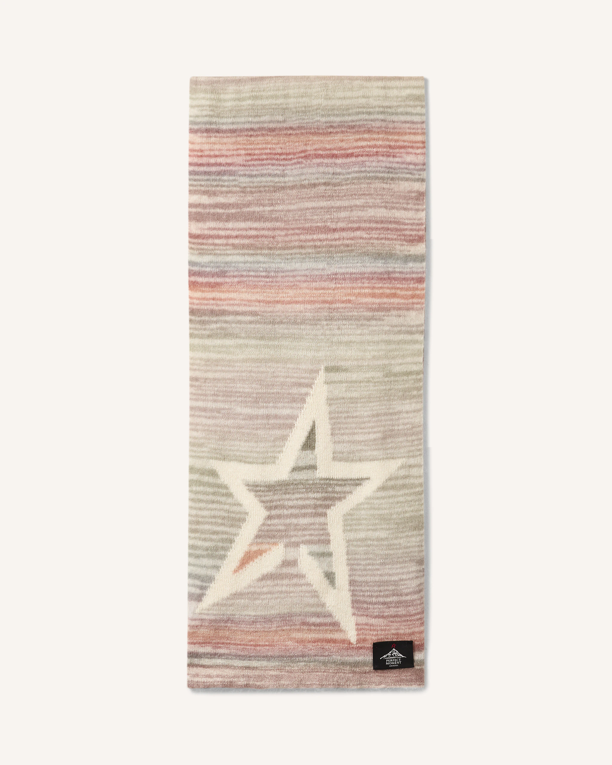 Wool & Mohair Pastel Striped Scarf 0 Wool Blend Pastel Striped Scarf
