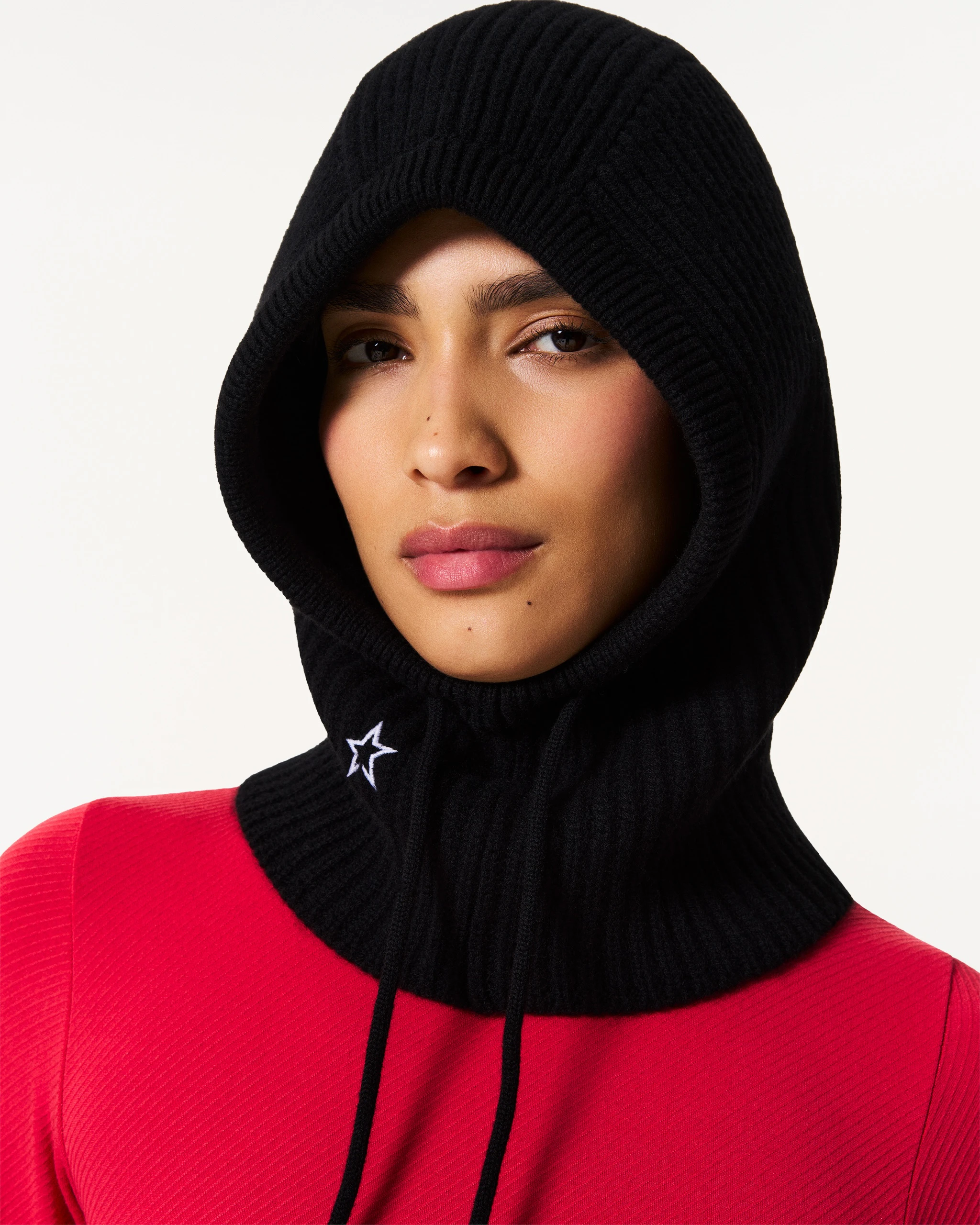 Wool & Cashmere Cable-Knit Hood | Perfect Moment