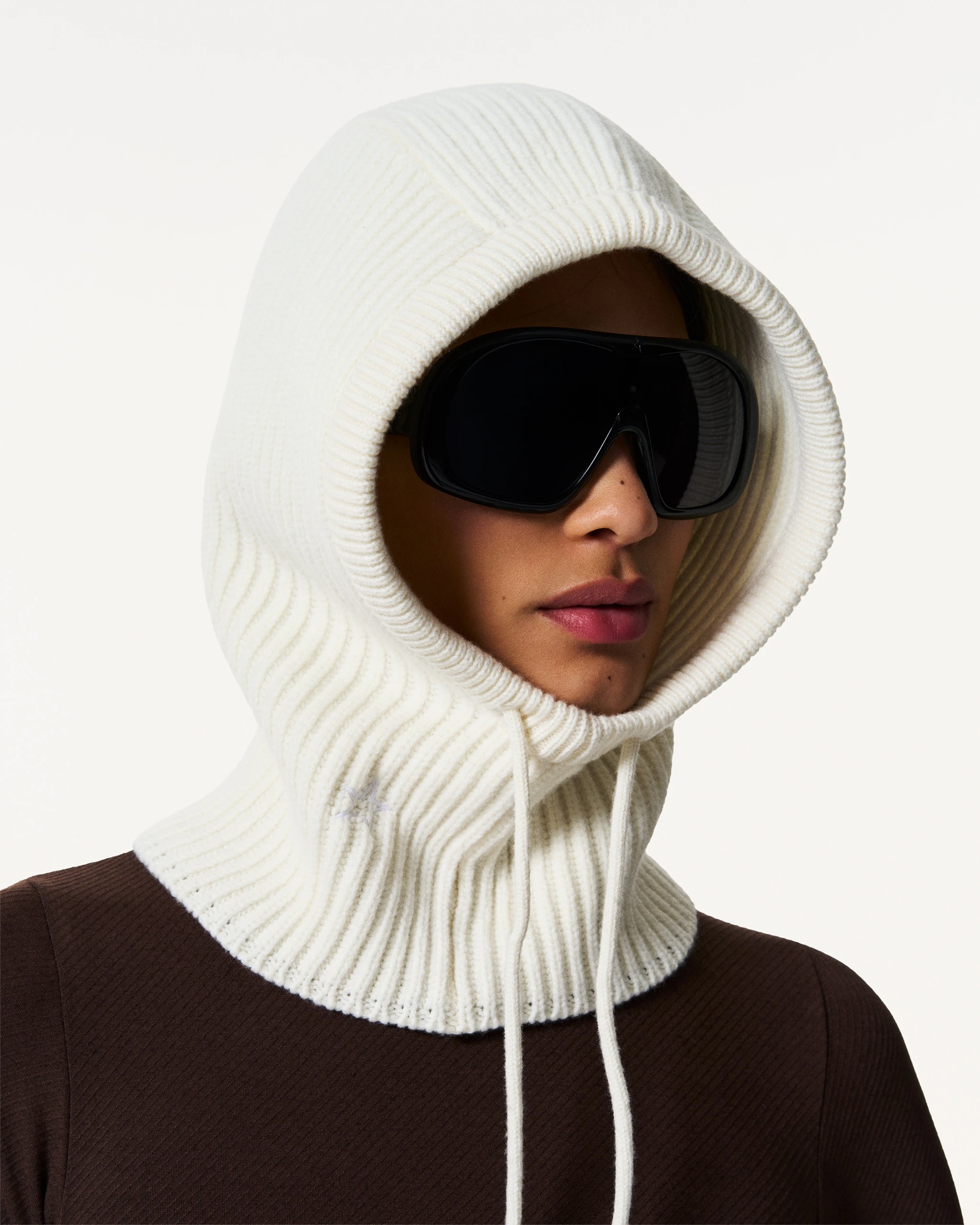 Wool & Cashmere Cable-Knit Hood | Perfect Moment