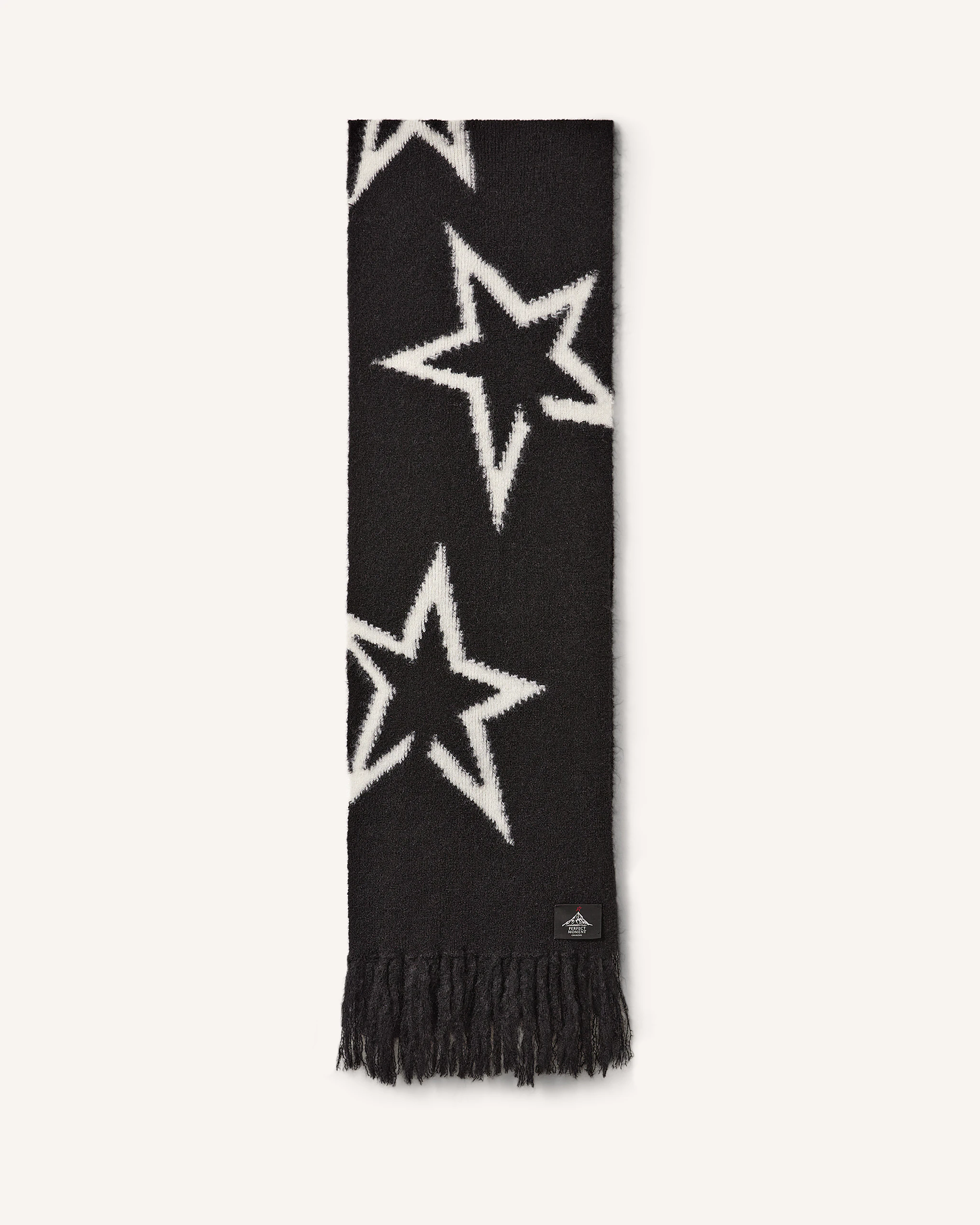 Mohair Blend Star Logo Scarf 0 Mohair Blend Star Logo Scarf