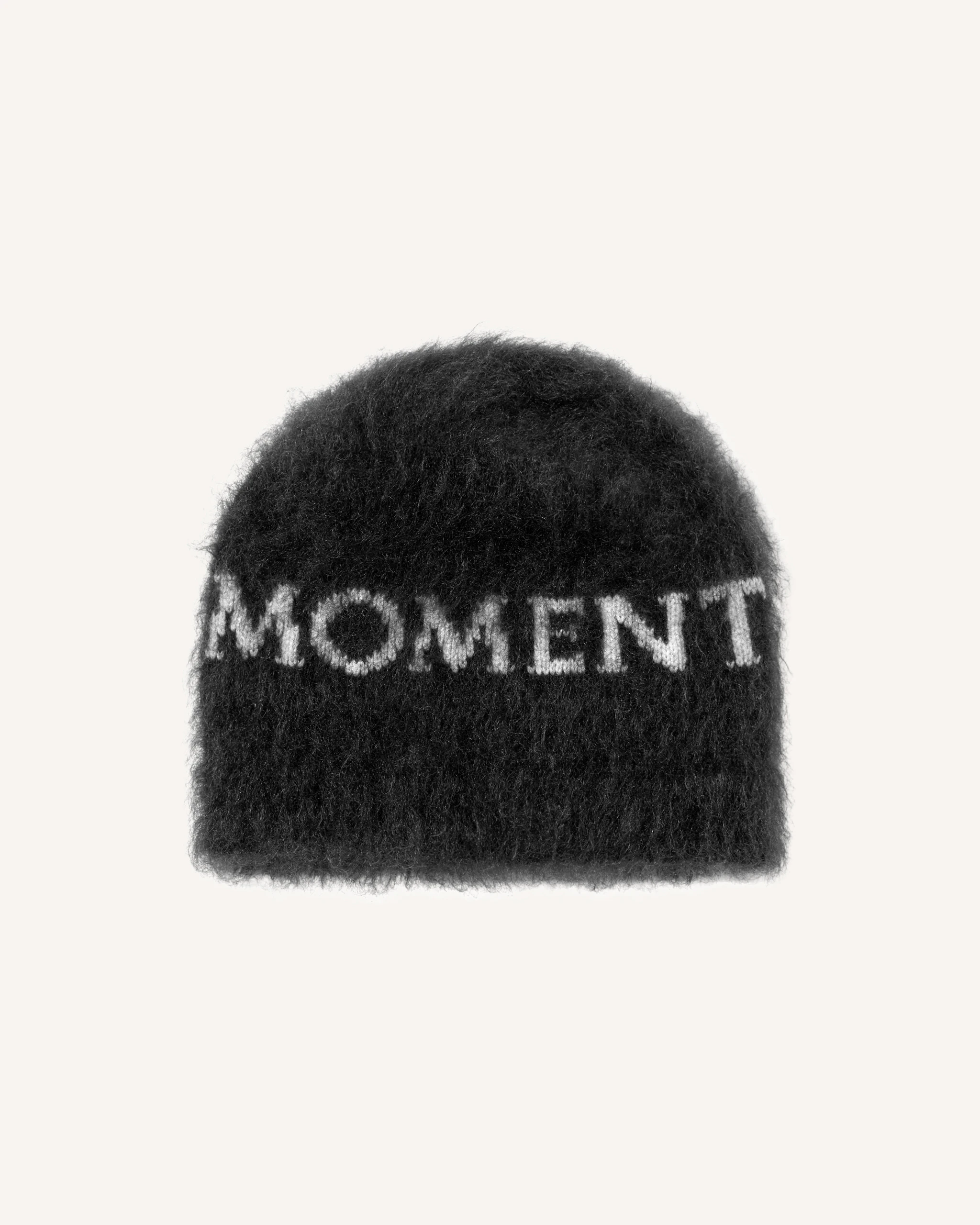 Mohair Logo Beanie | Perfect Moment