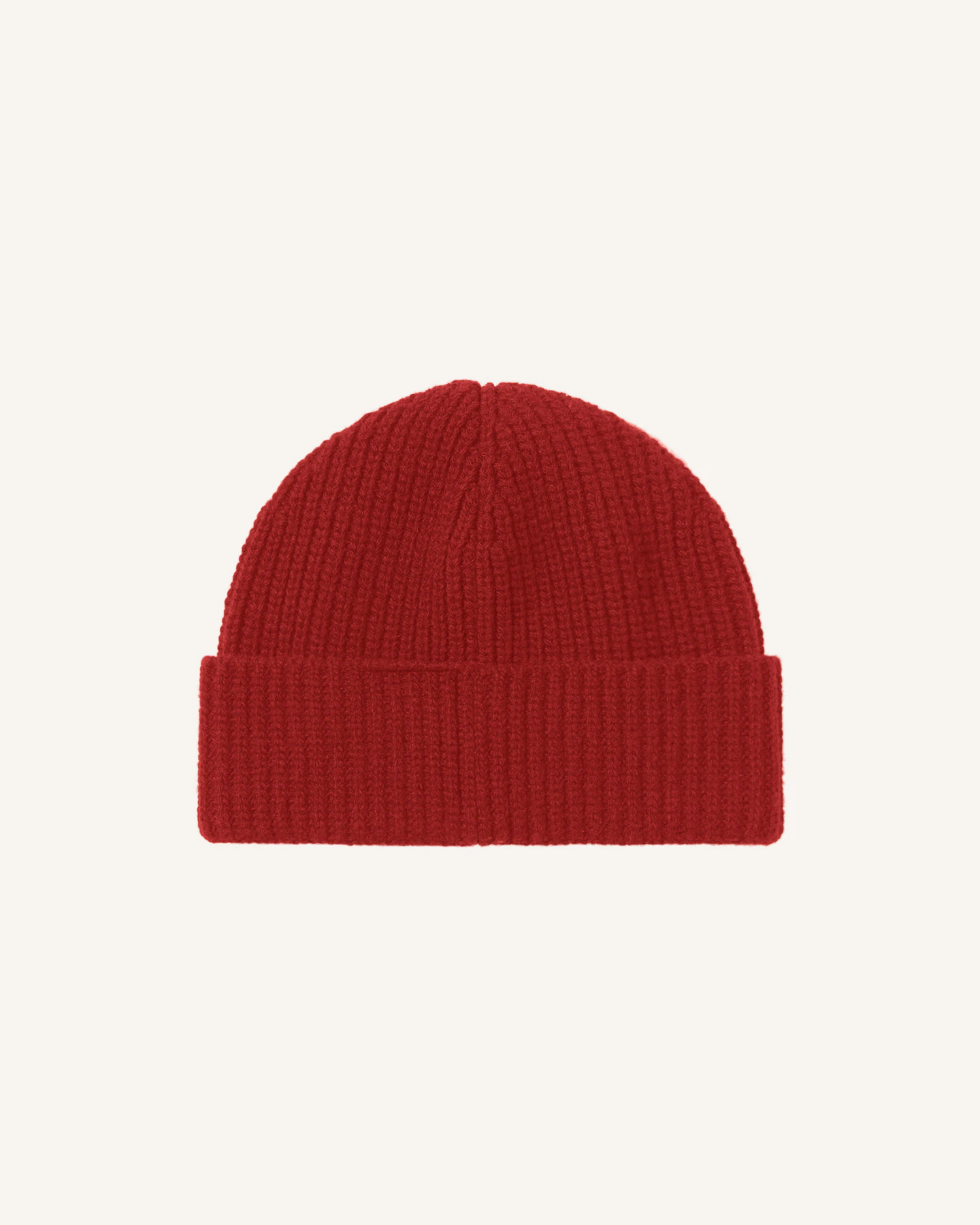 Wool & Cashmere Blend Knitted Logo Beanie 1
