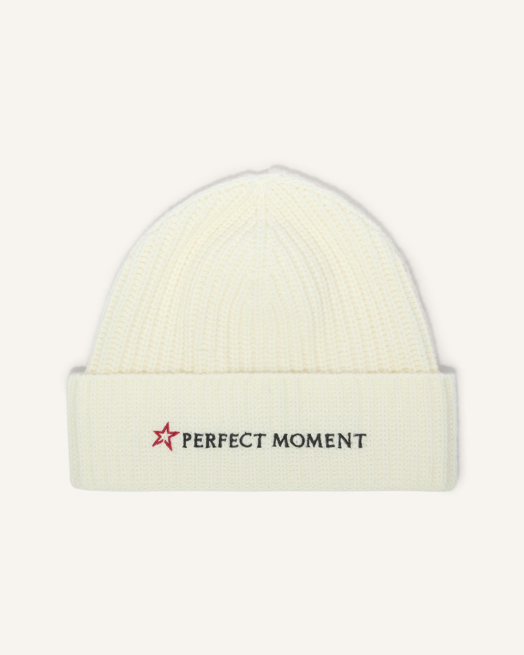 Knitted Ribbed Logo Beanie 0