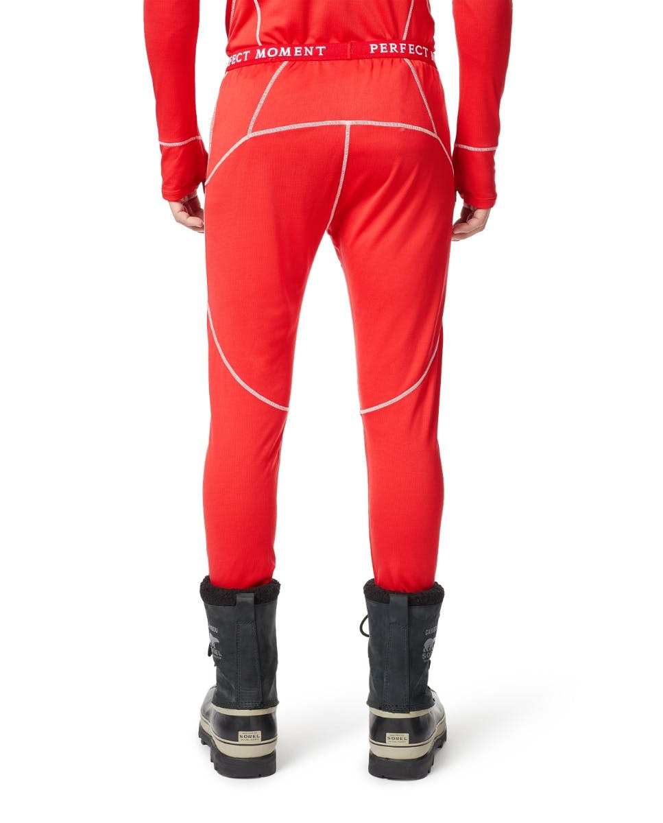 red thermal pants
