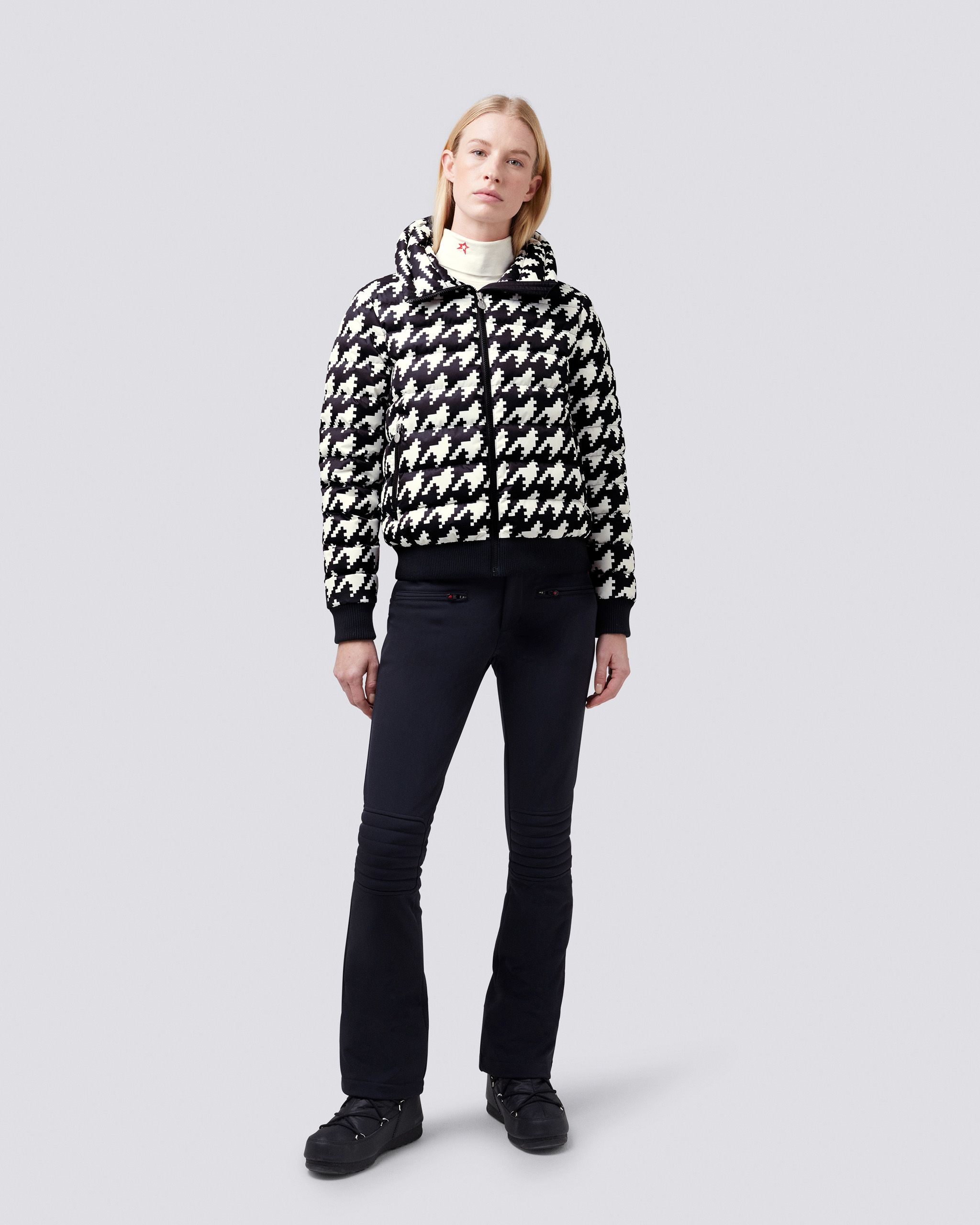 perfect moment houndstooth jacket