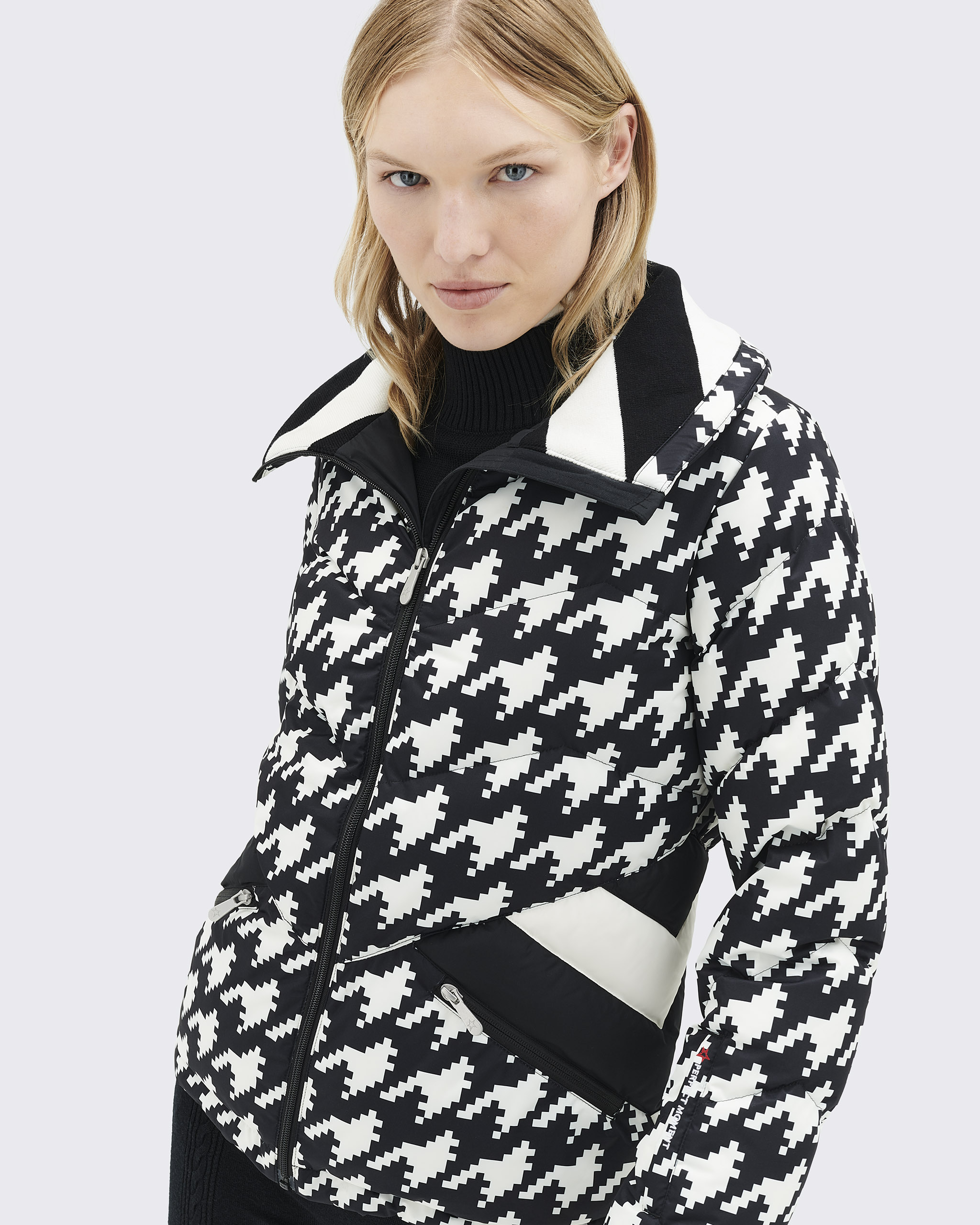 Womens houndstooth clearance jacket