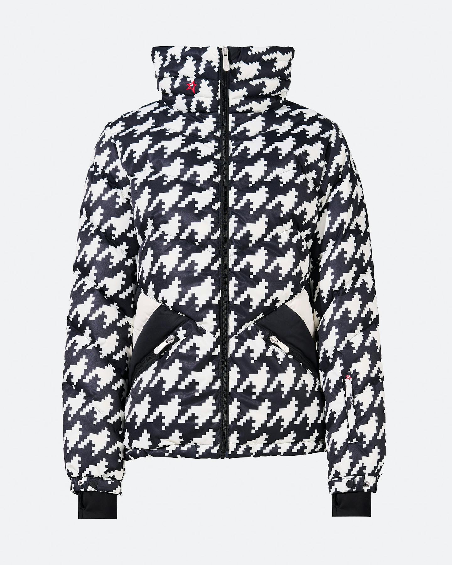 Houndstooth Ski Duvet Down Jacket 0