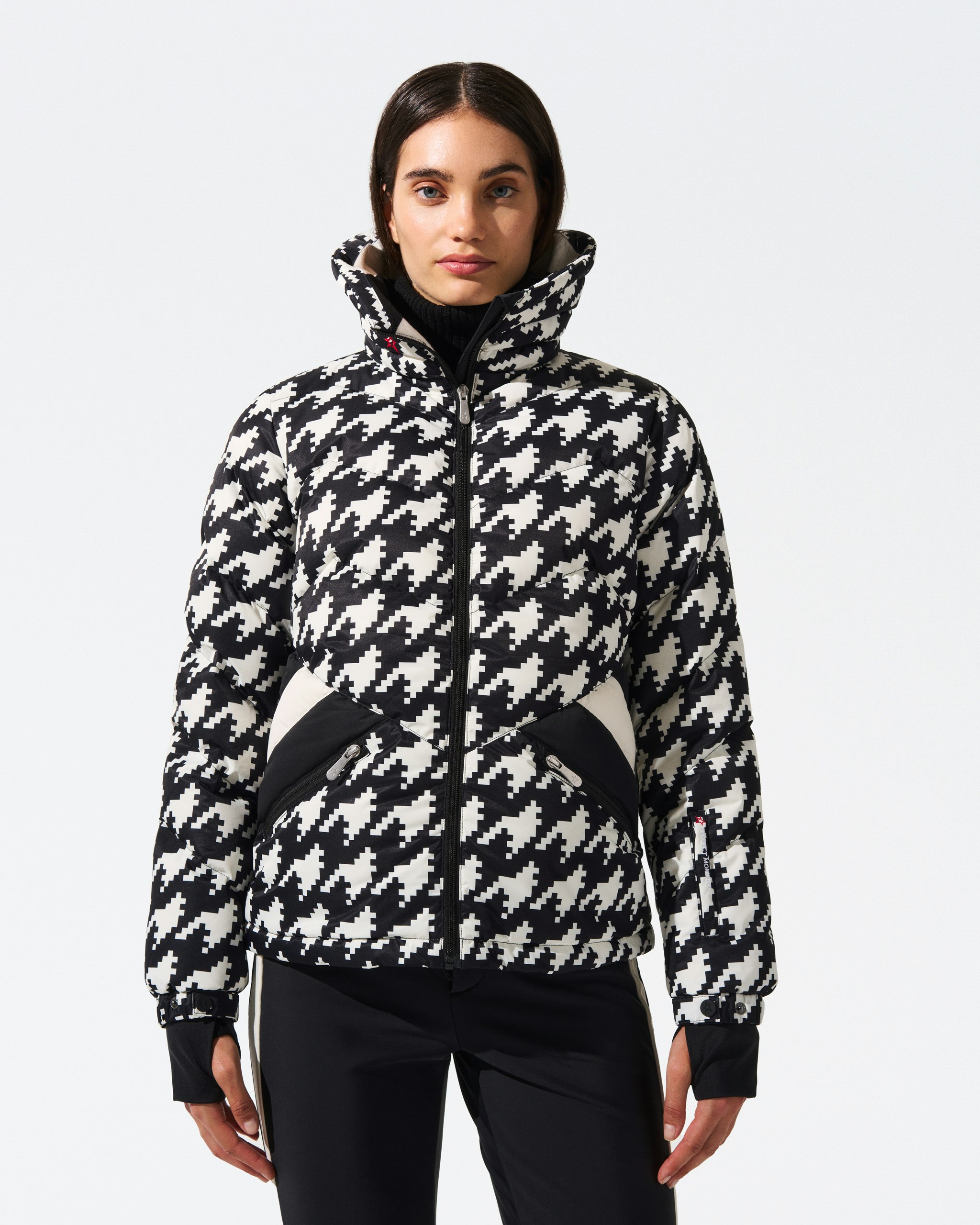 Houndstooth Ski Duvet Down Jacket 1 Houndstooth Ski Duvet Down Jacket