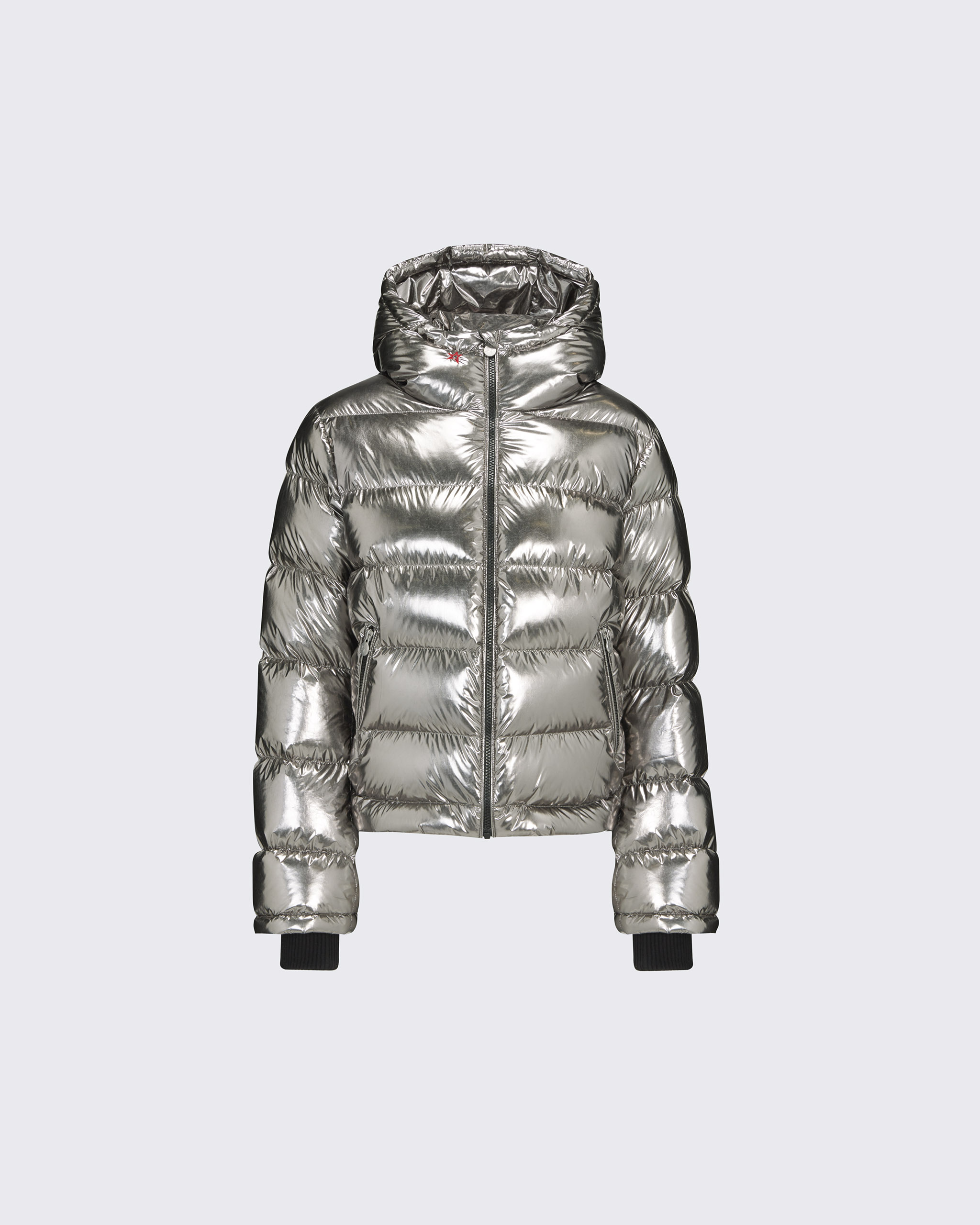 Perfect Moment Polar Flare Jacket S In Silver-foil