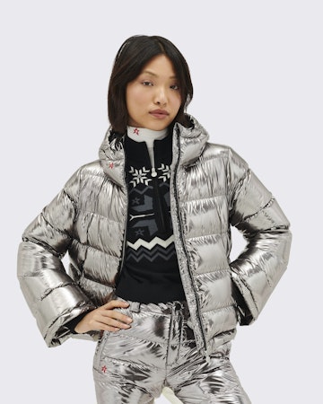 Metallic Polar Flare Jacket 0