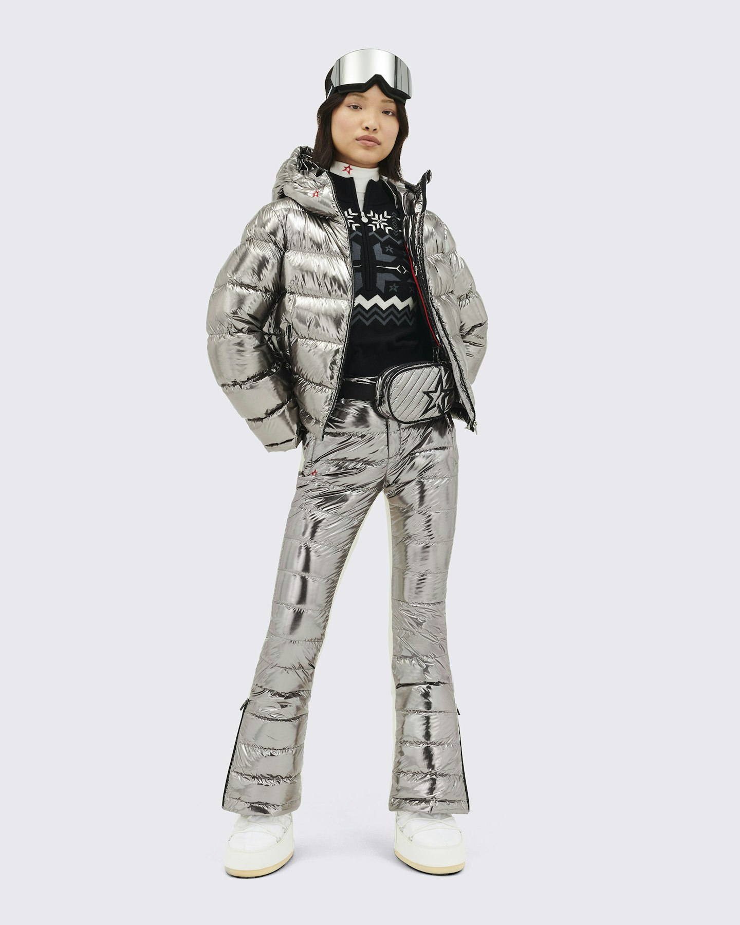Metallic Polar Flare Jacket 5