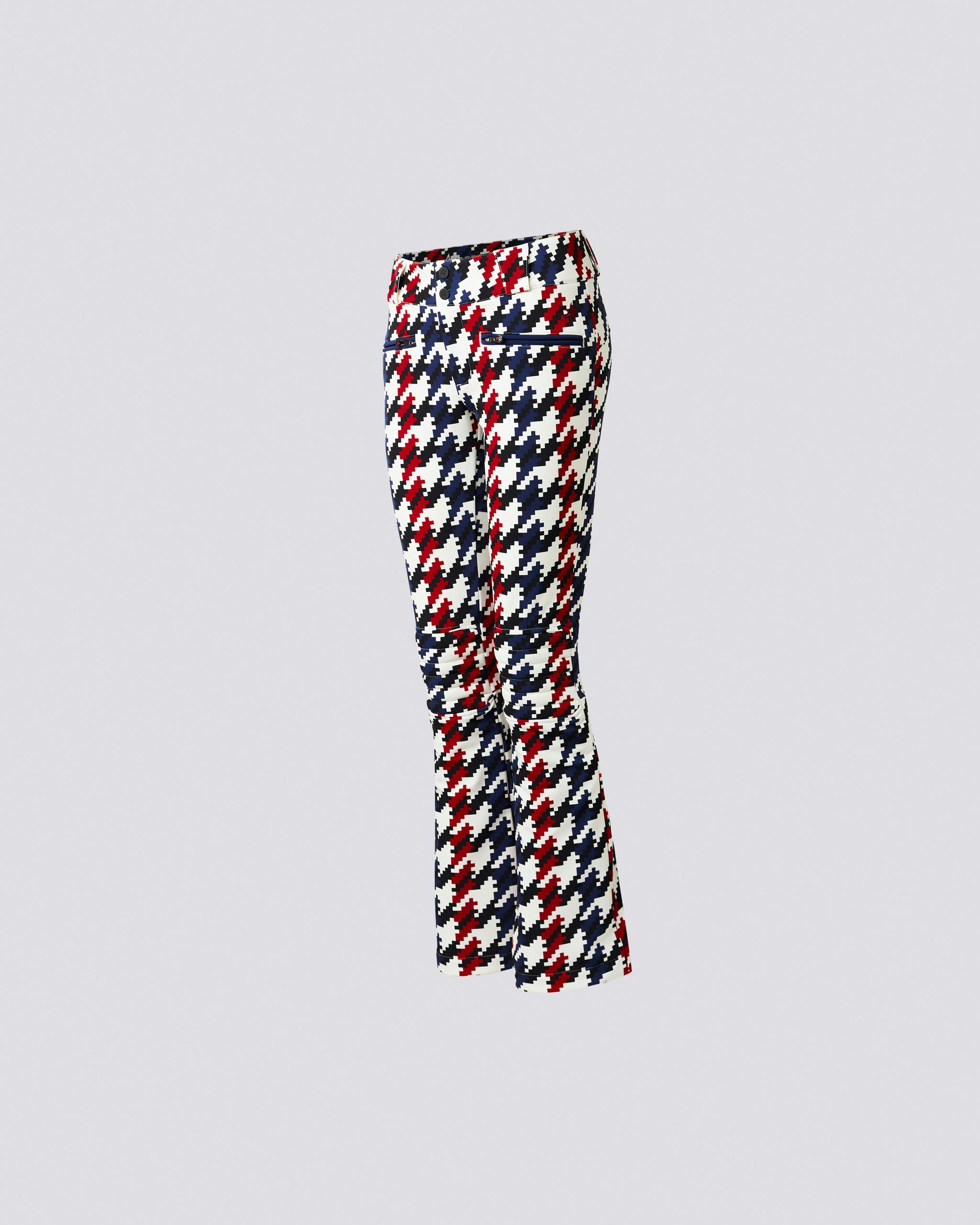 Houndstooth Aurora Flare Pant 0