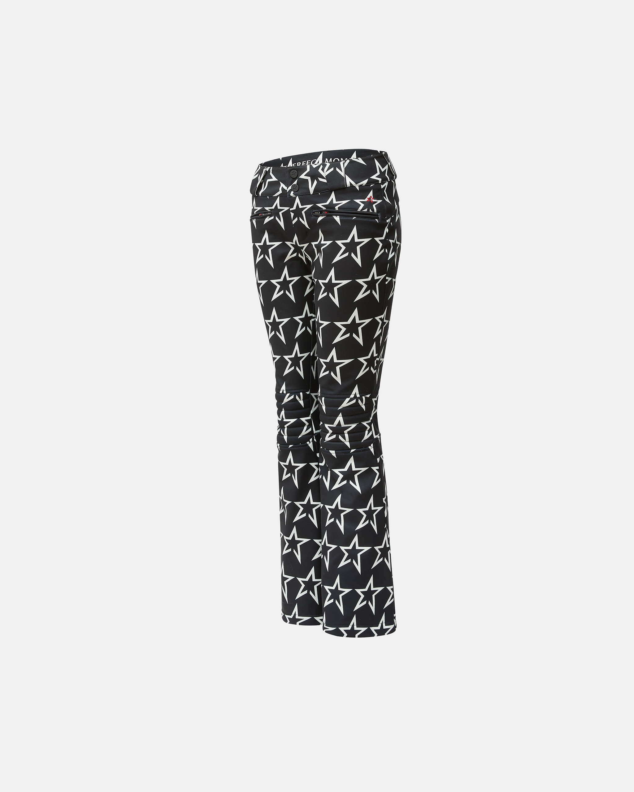 Shop Perfect Moment Star Print Aurora Flare Pants In Black