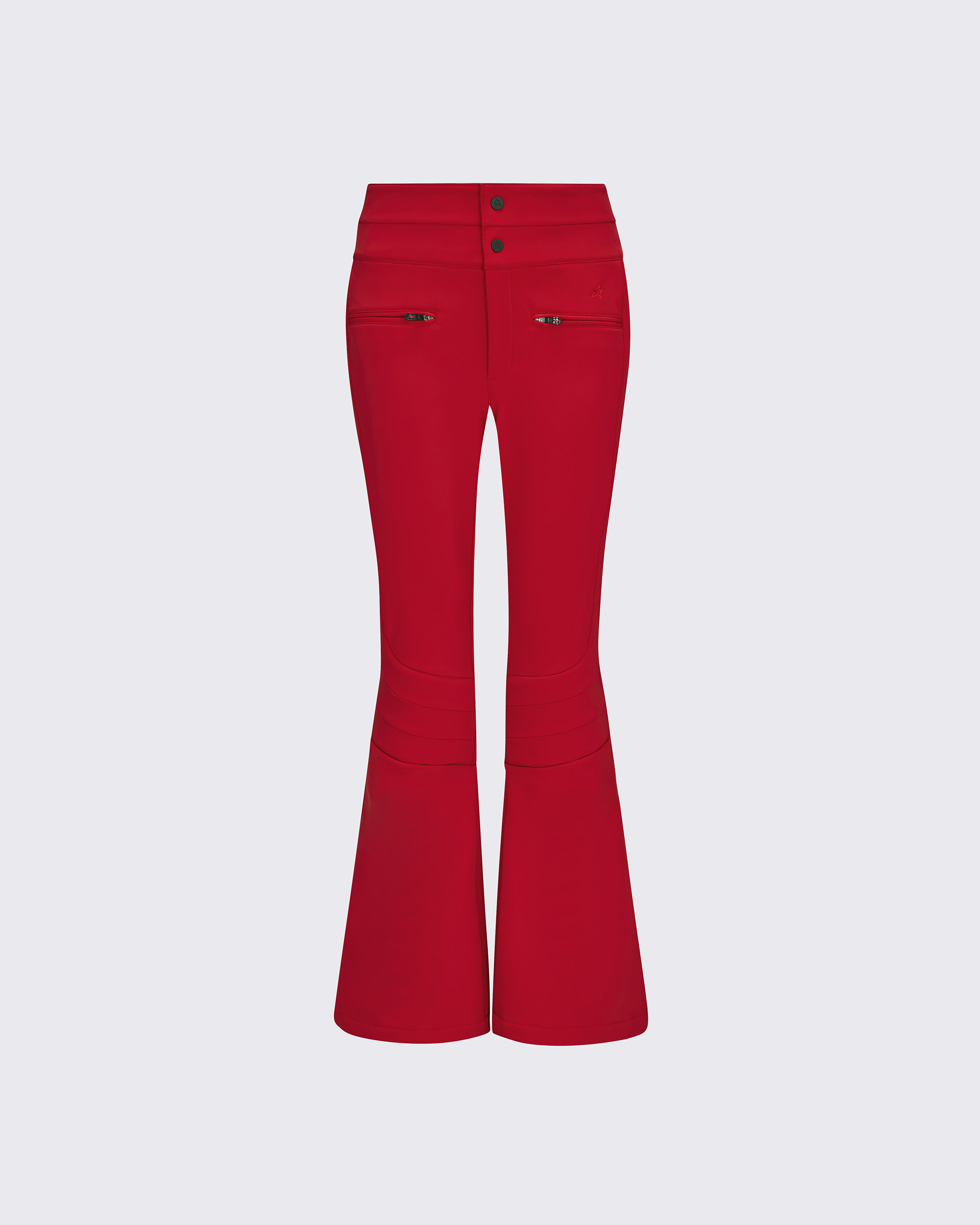 Shop Perfect Moment High Waist Aurora Flare Pants In Red