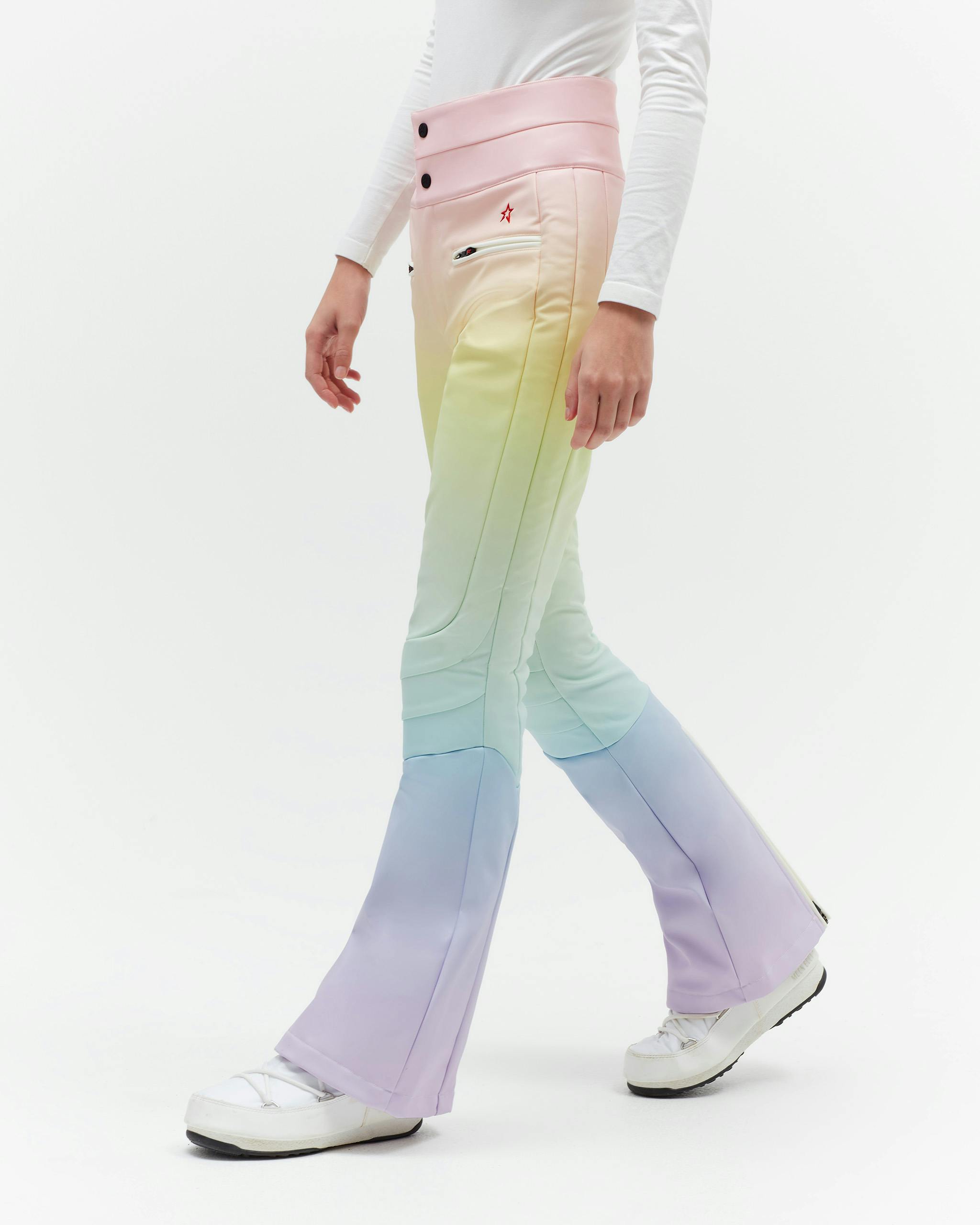 Pastel High Waist Aurora Flare Pant Perfect Moment