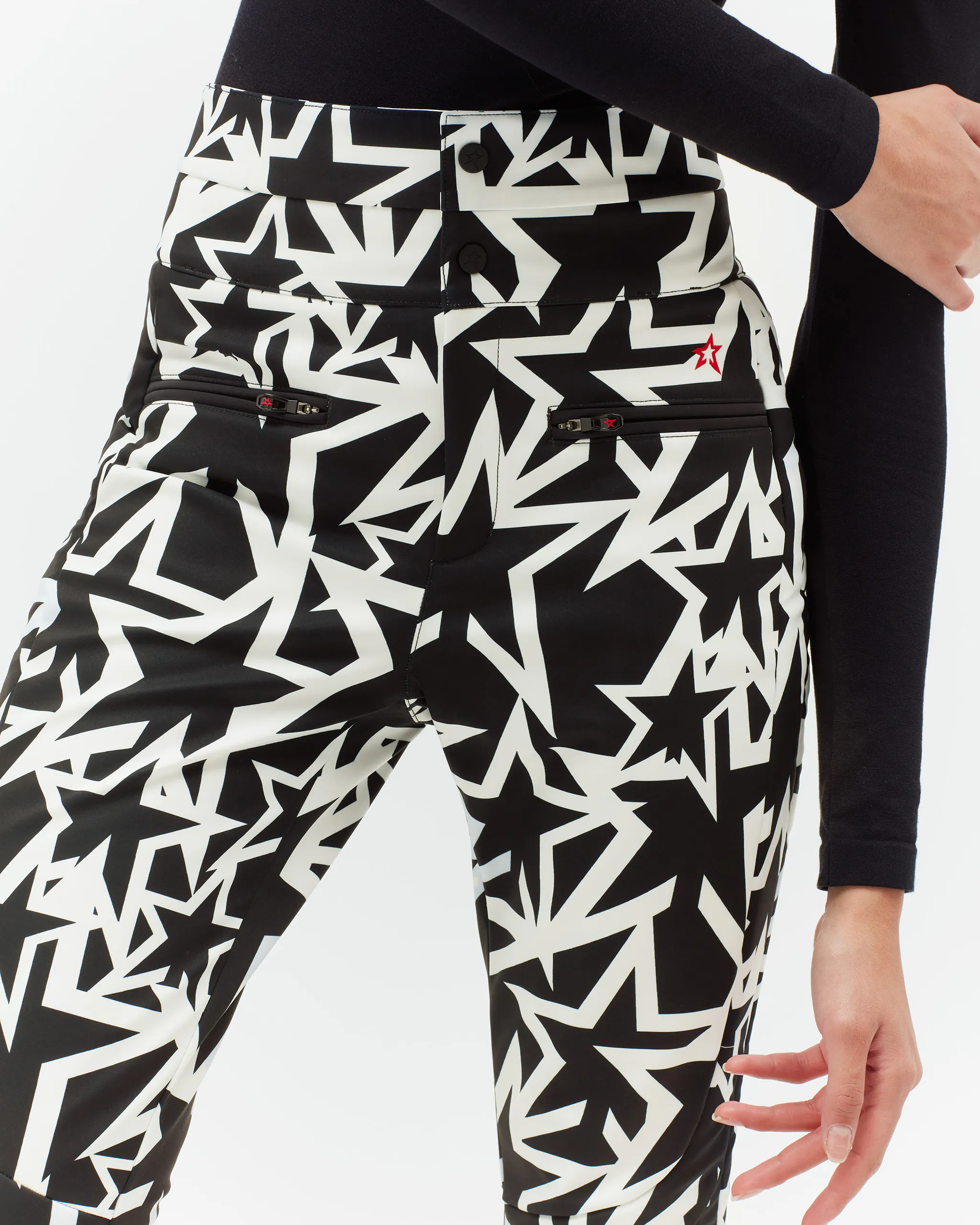 AURORA FLARE PANTS - BLACK