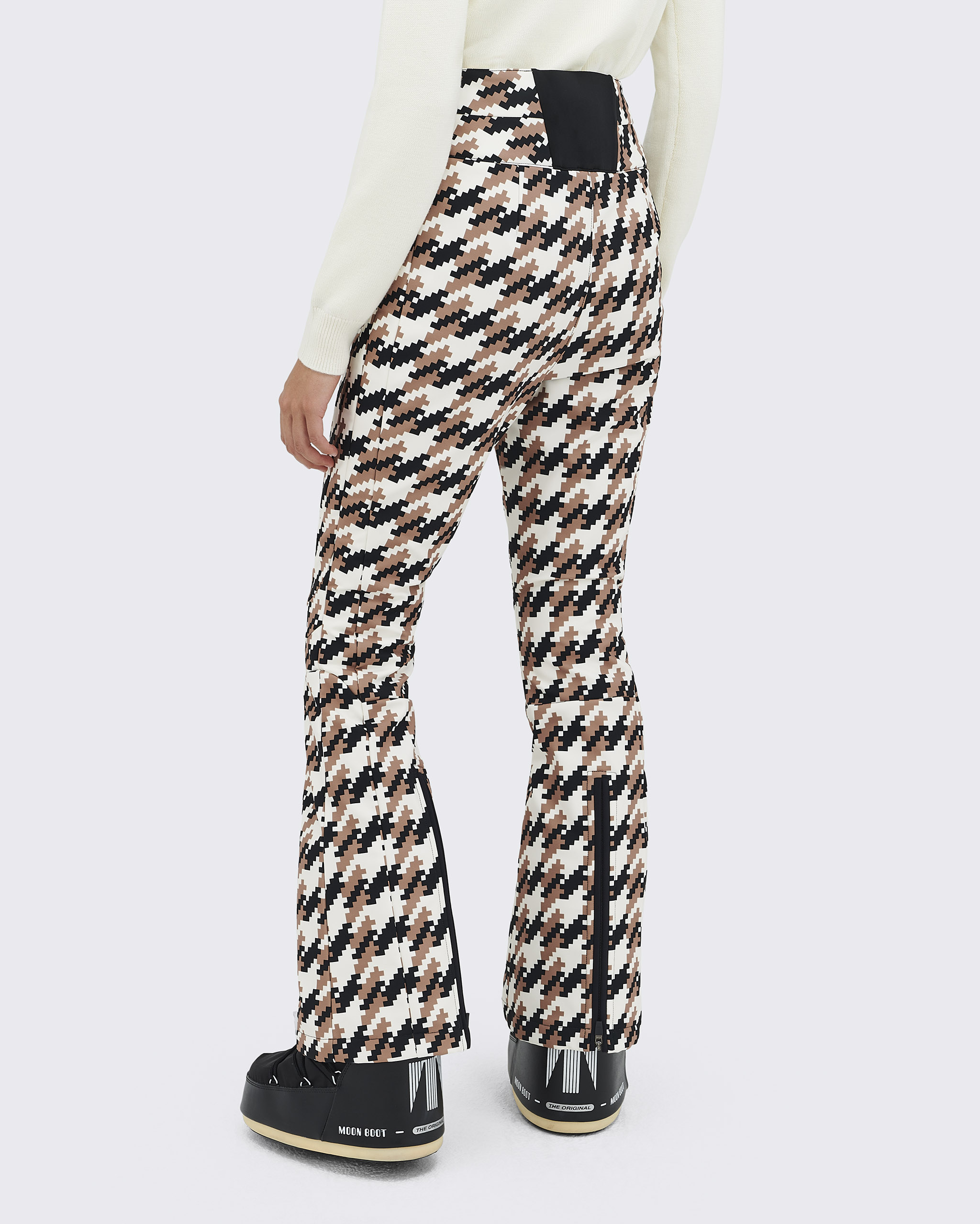 Perfect Moment Aurora High Waist Flare Pant in Houndstooth