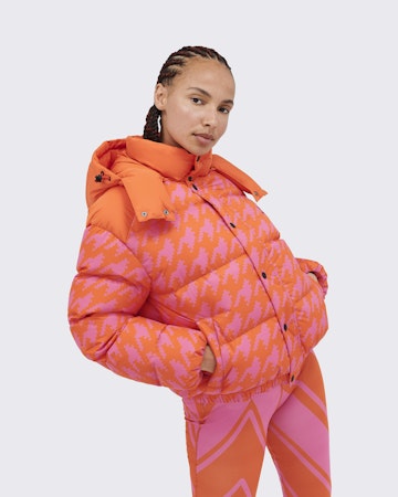 Houndstooth Moment Puffer 0