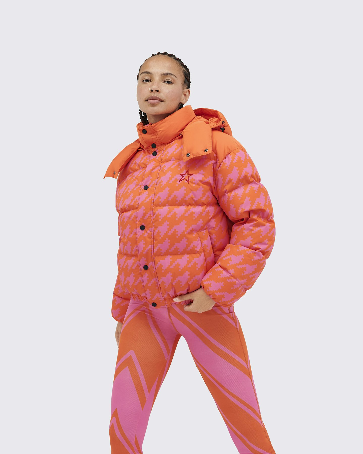Houndstooth Moment Puffer 4