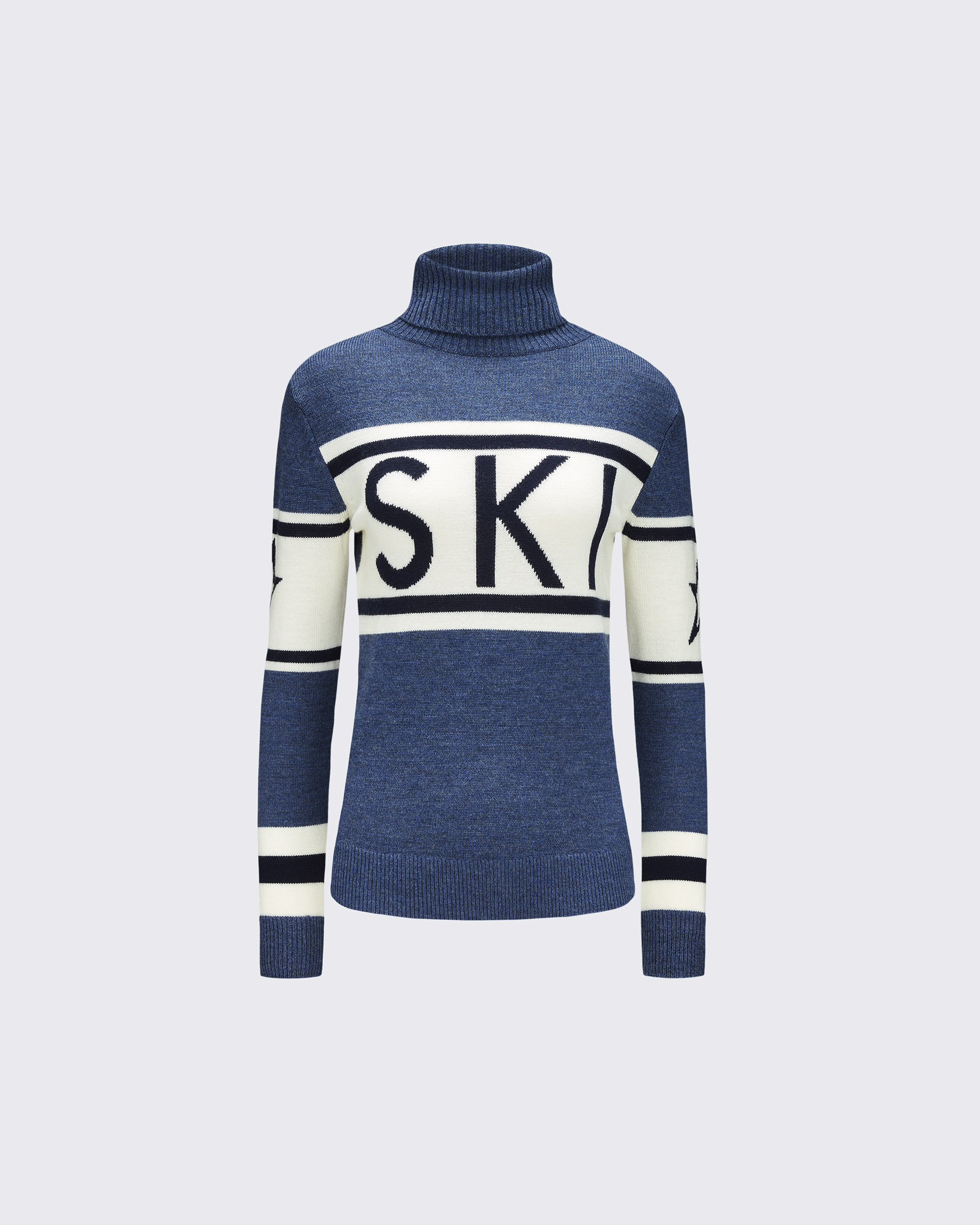 Shop Perfect Moment Schild Sweater In Denim