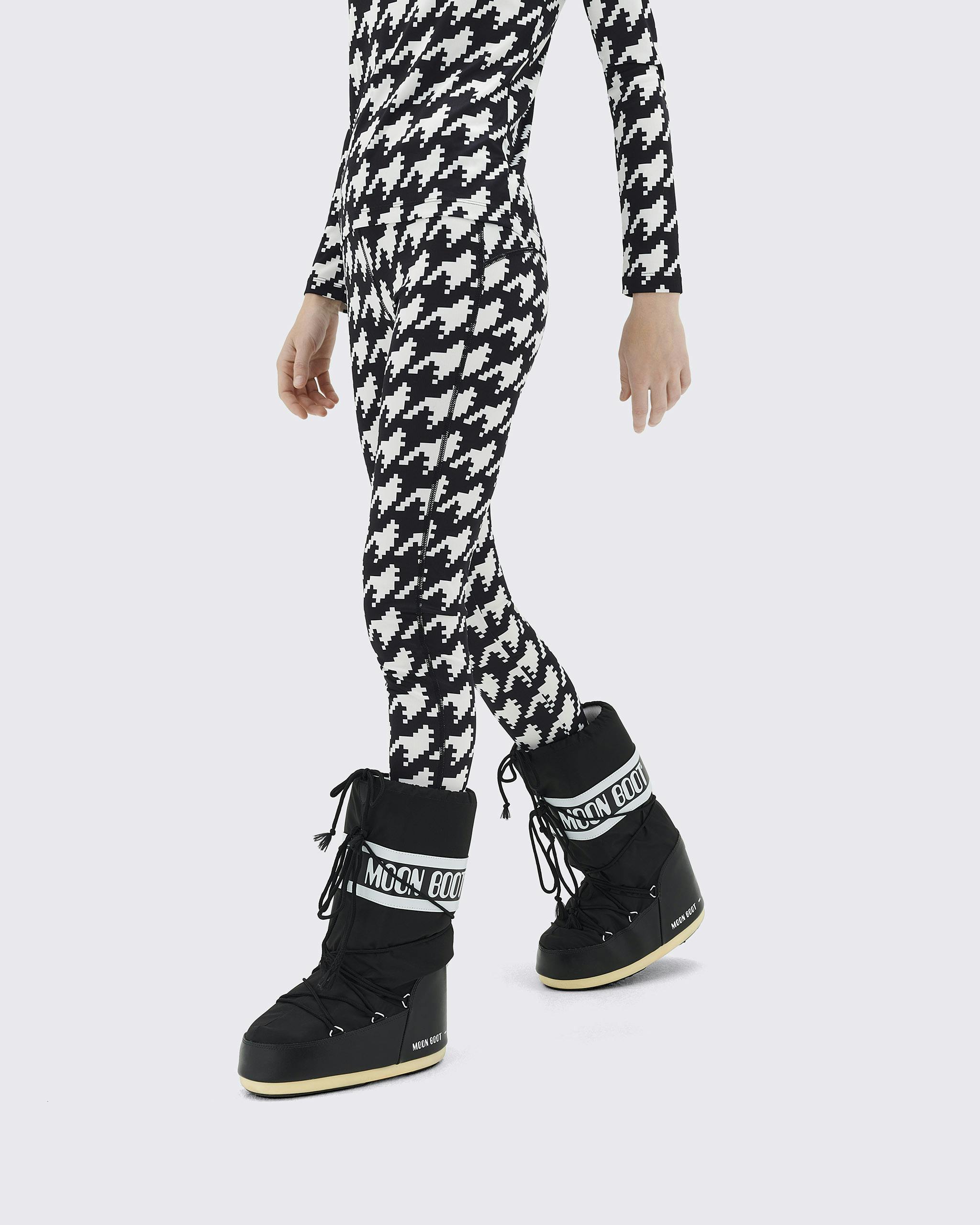 Houndstooth Thermal Legging 0