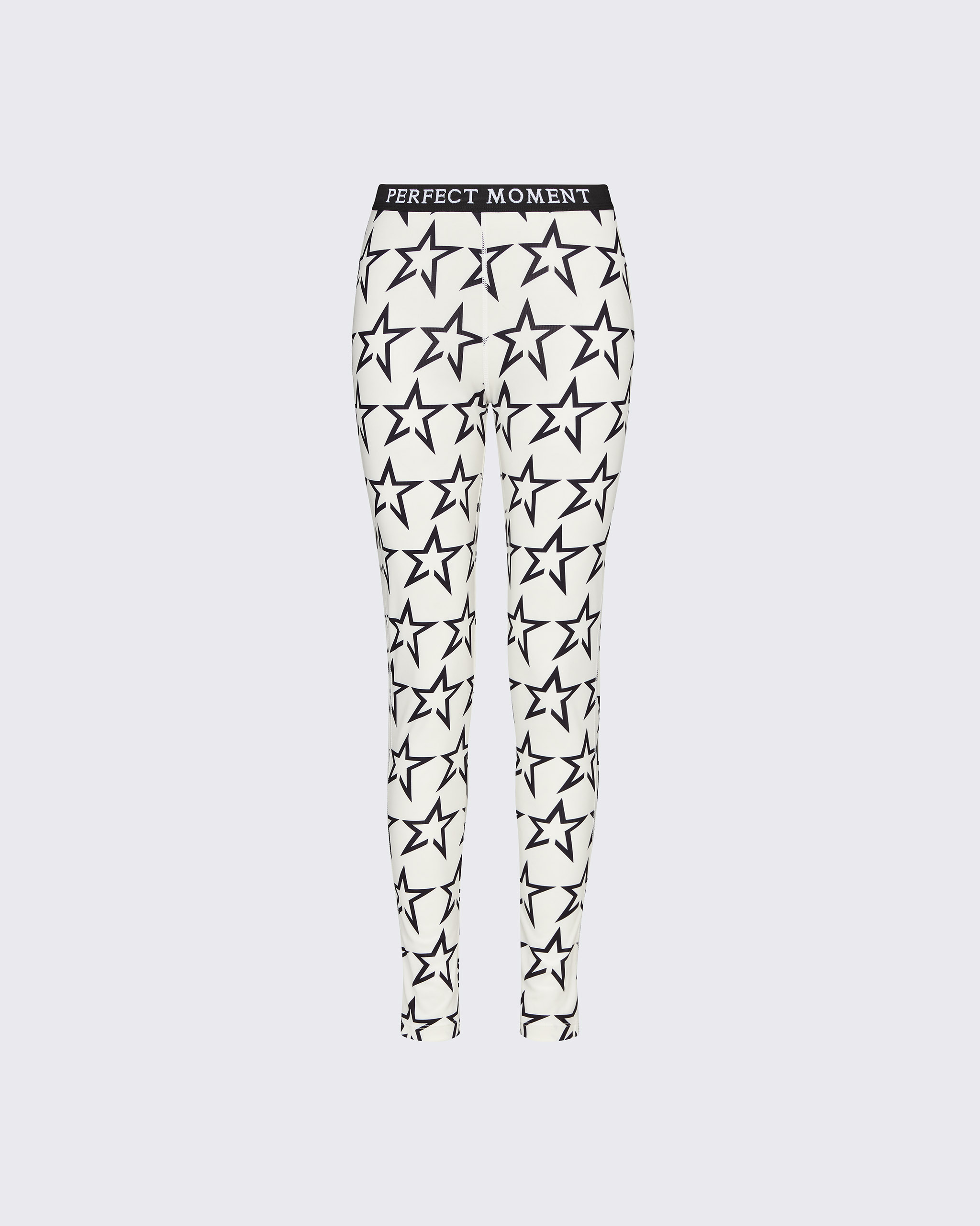 Perfect Moment Thermal Printed Knitted Leggings In Snow-white