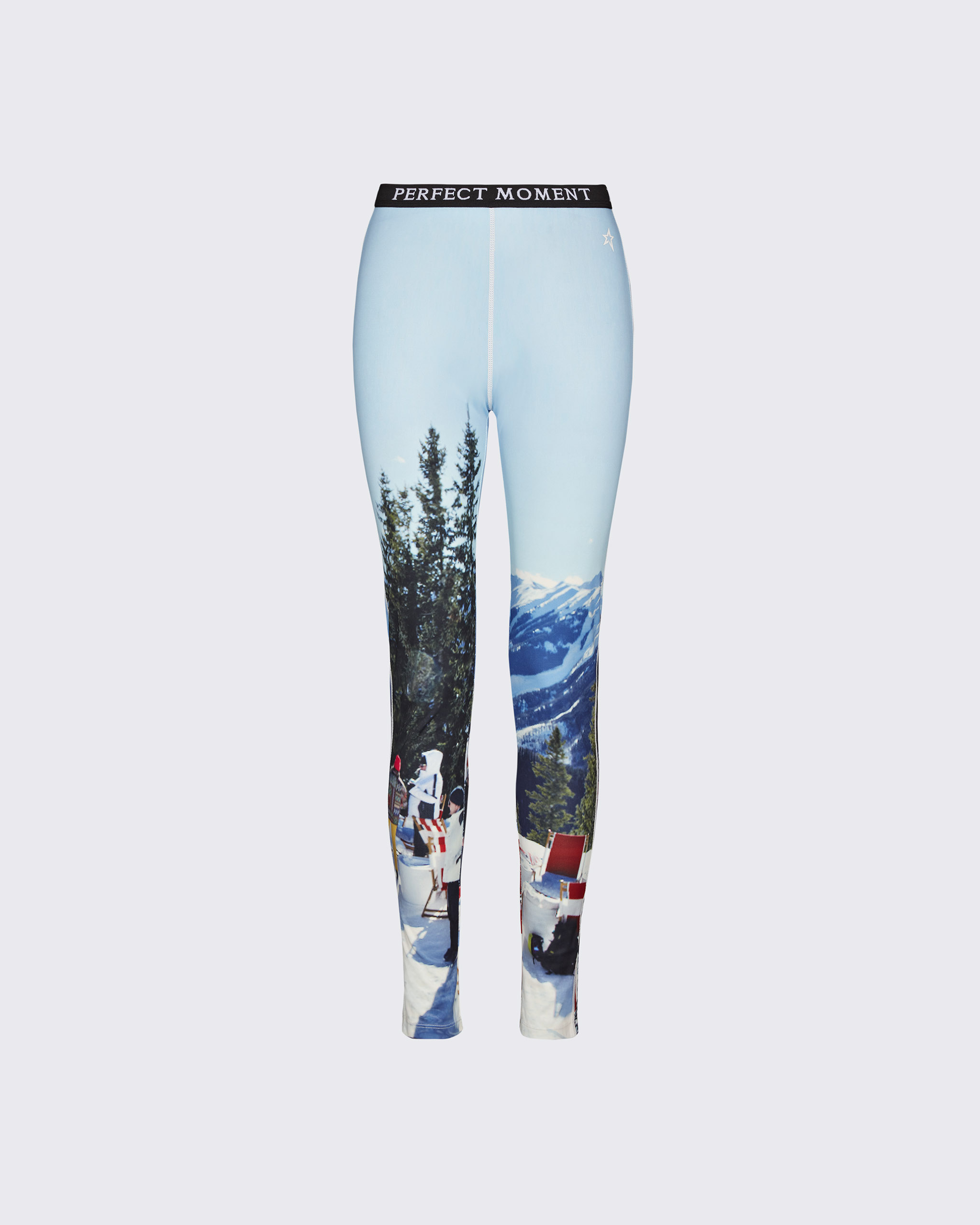 Perfect Moment Pm X Dede Johnston Thermal Legging In Sky-blue