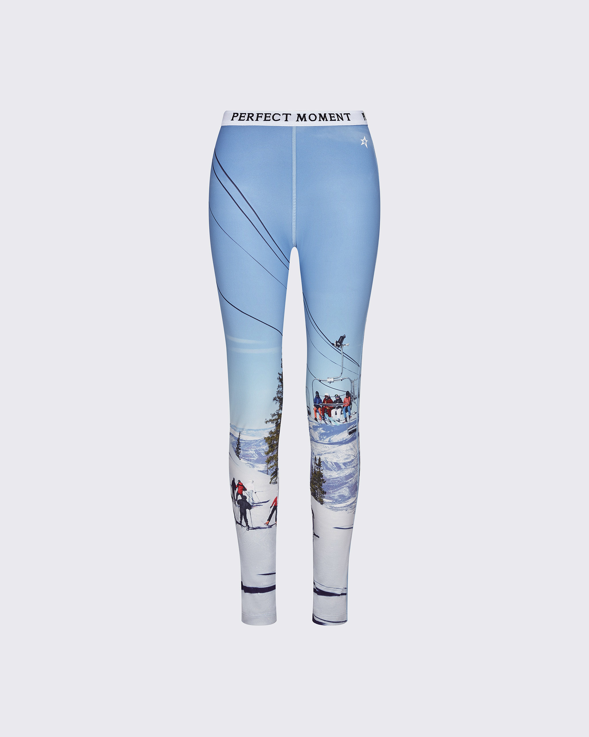 Shop Perfect Moment Thermal Pant In Sky-blue