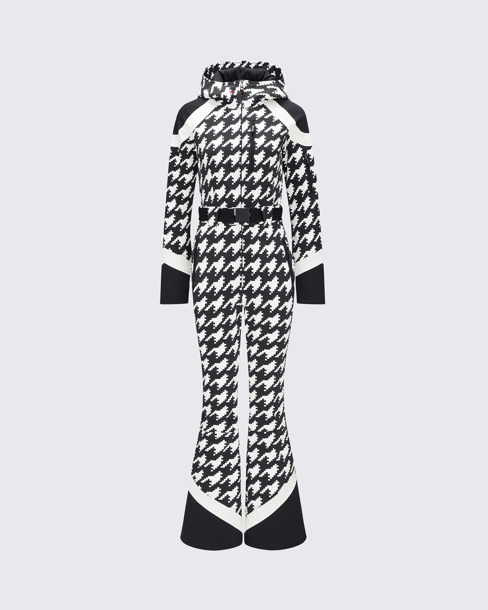  Perfect Moment, Ryder One Piece, XL, Houndstooth-Black/Snow  White : Luxury Stores