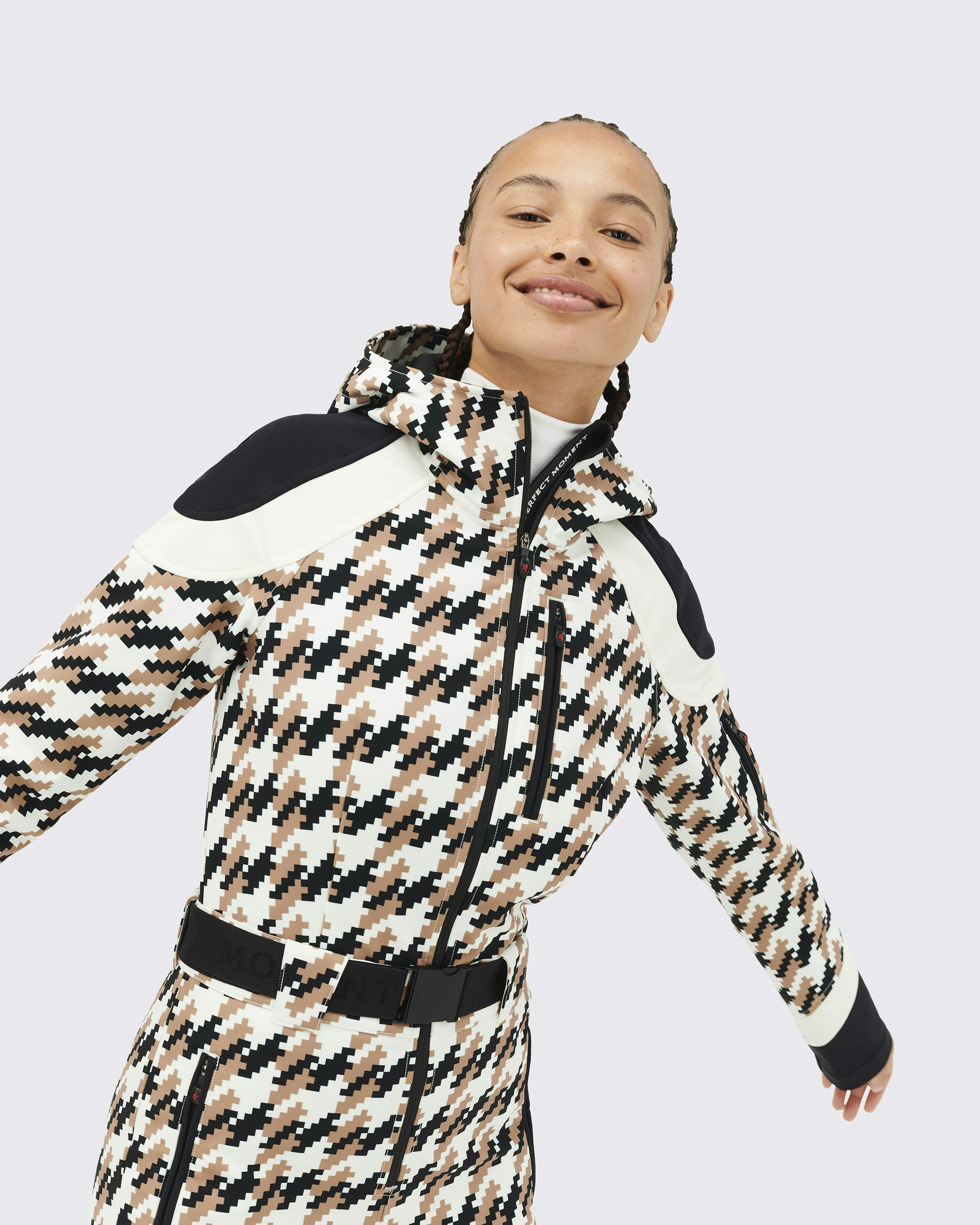 Houndstooth Allos Ski Suit 4