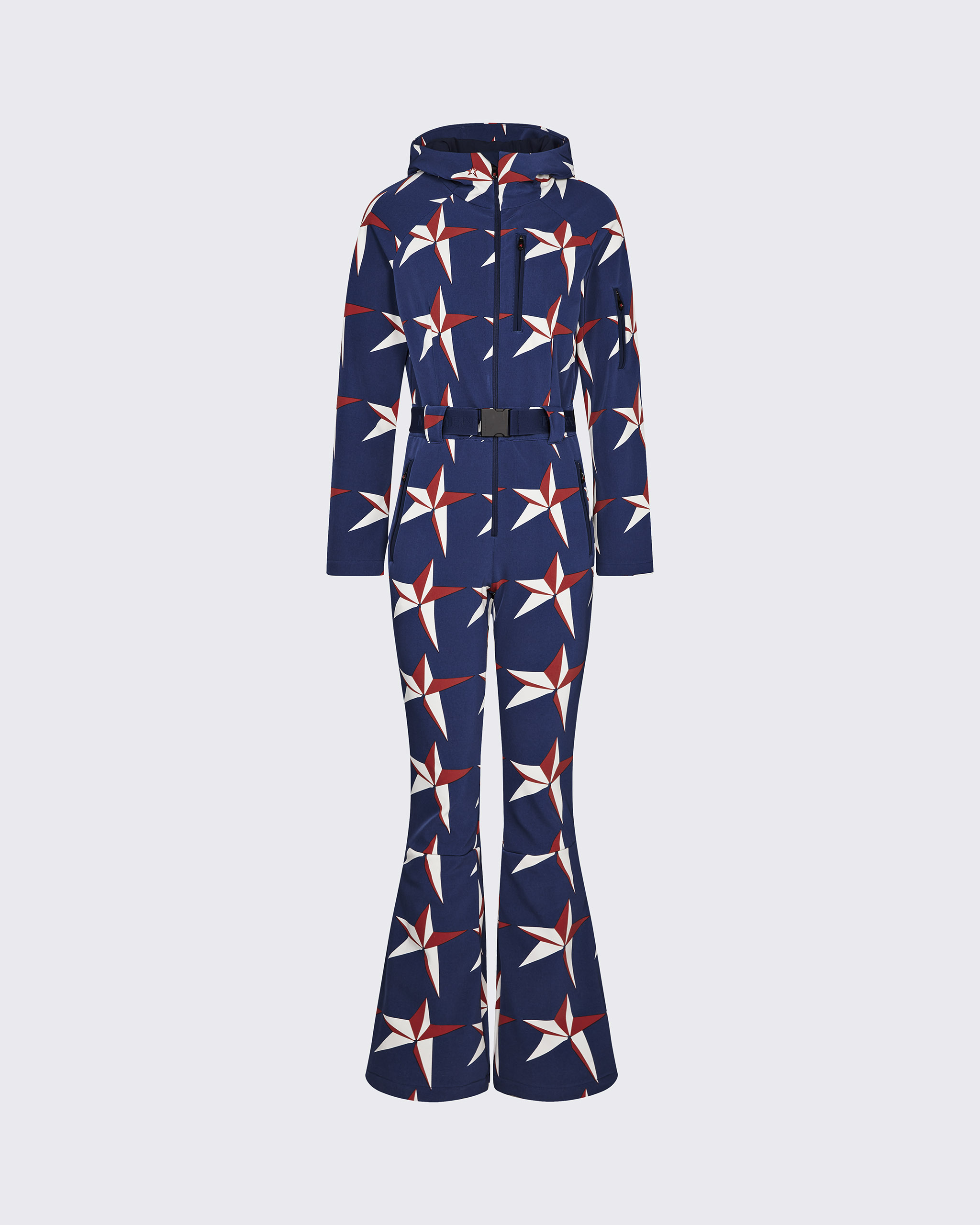 Shop Perfect Moment Star Suit One Piece In Navy