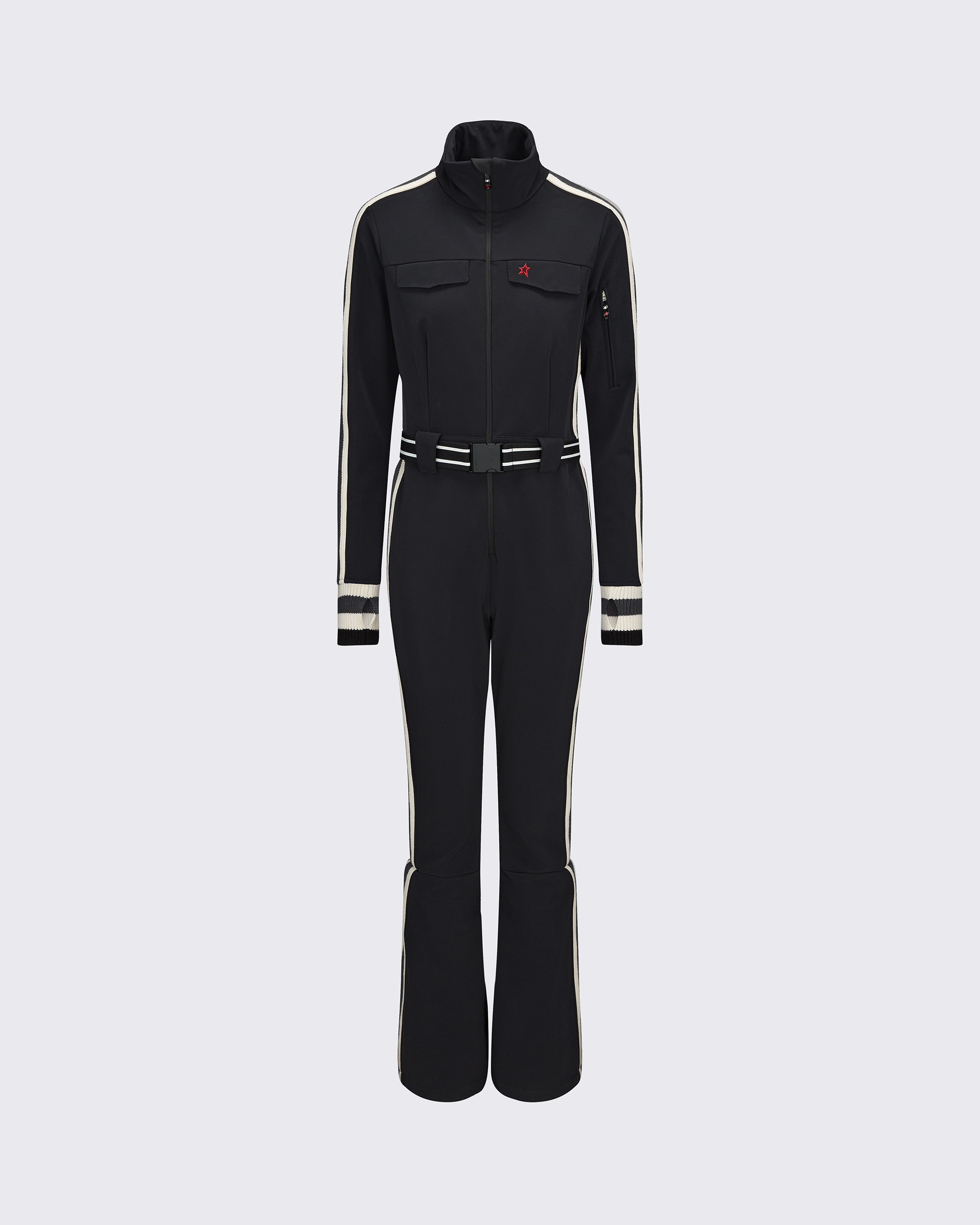 Perfect Moment Crystal Ski Suit In Black