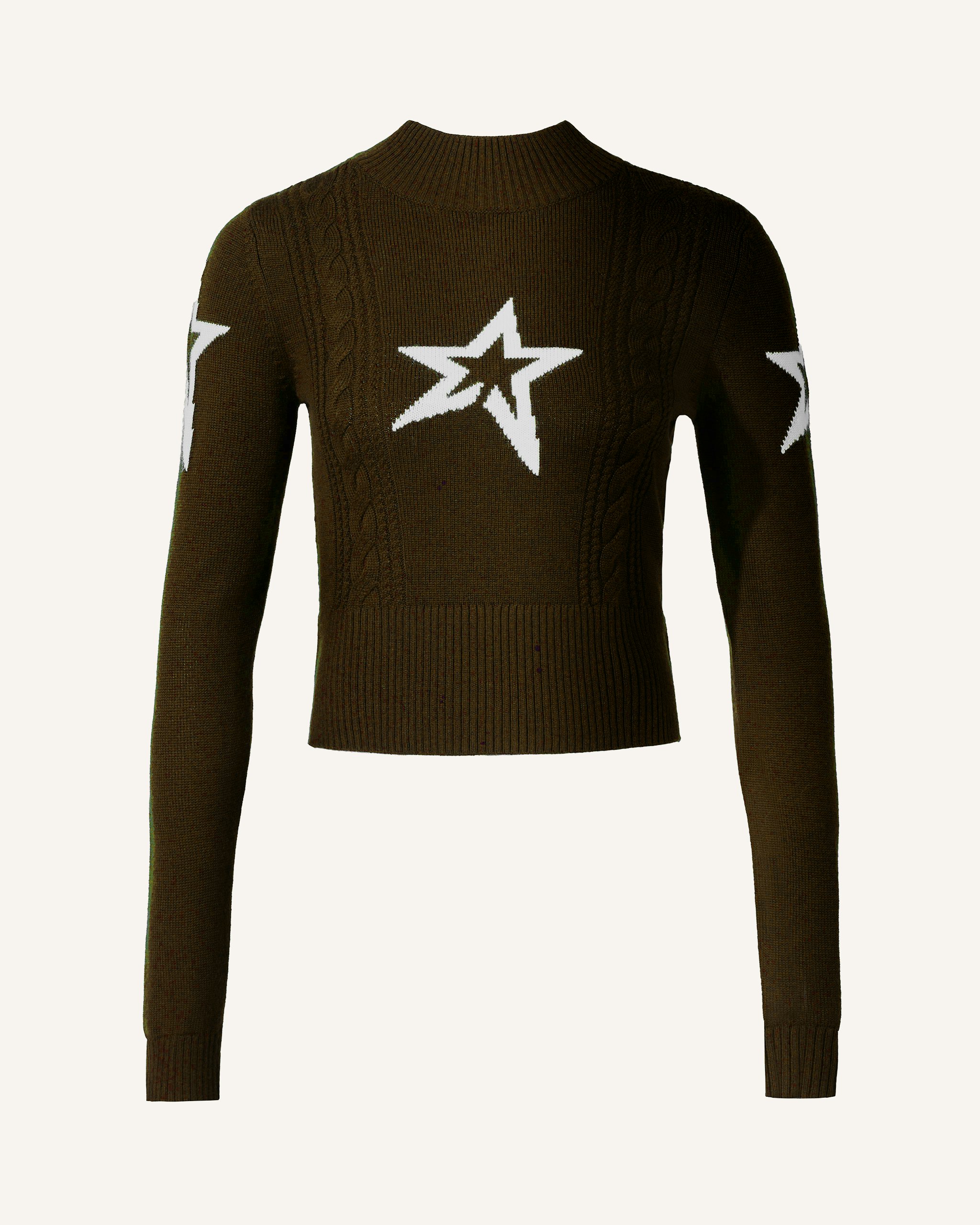 Cable Merino Wool Sweater 0