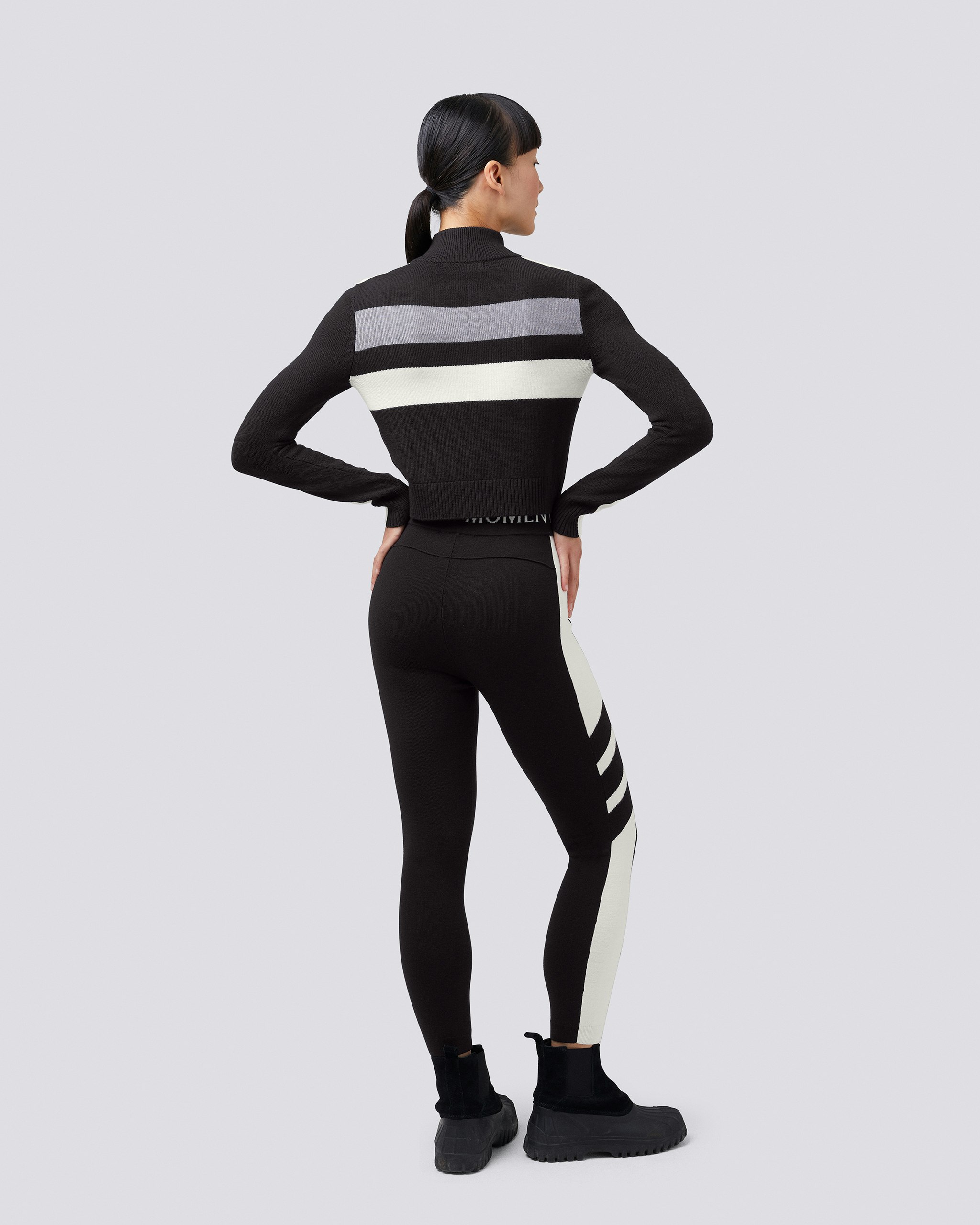 sports leggings PRINCESS*thermal black - Mania Fitness Wear
