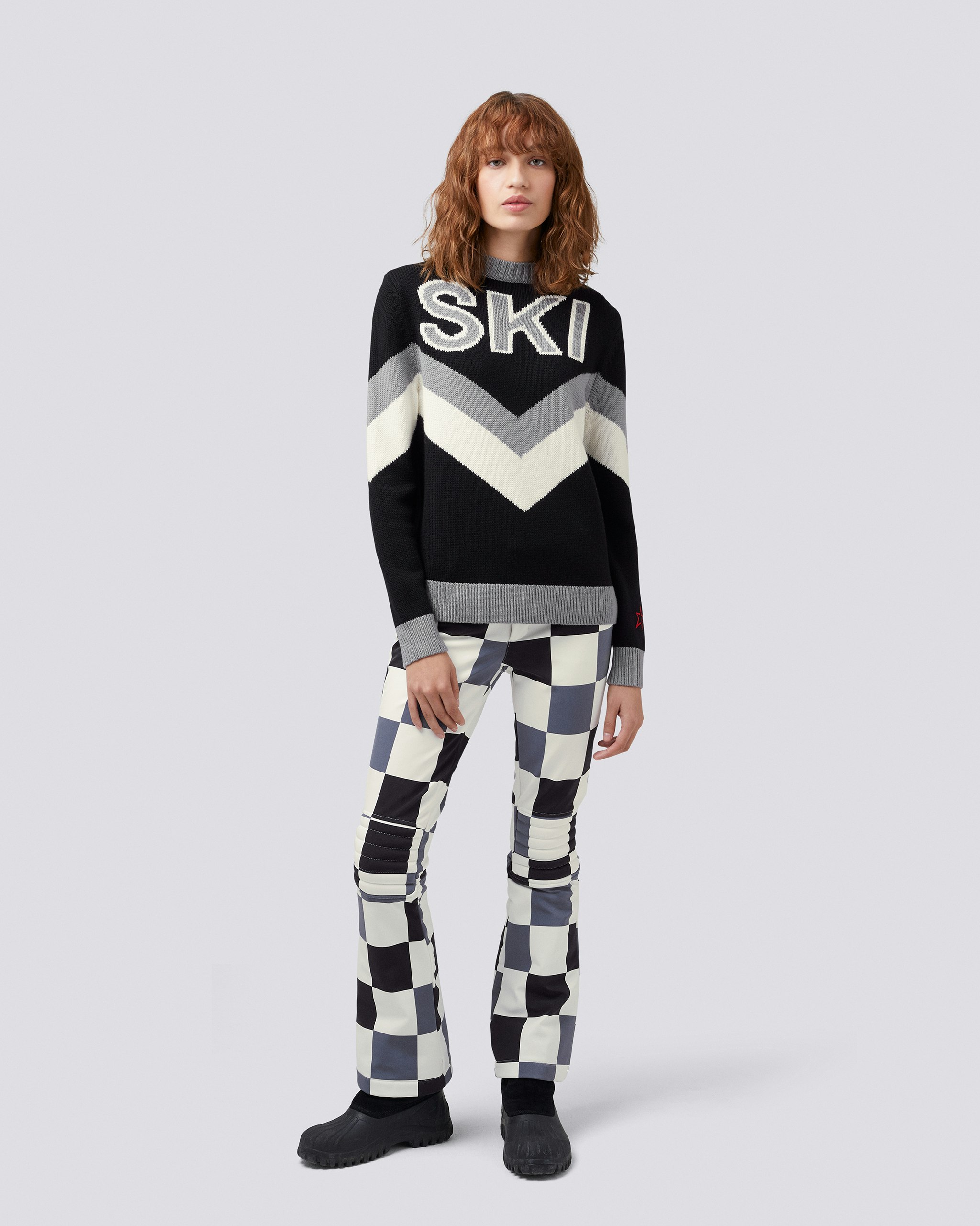 Chevron Ski Sweater