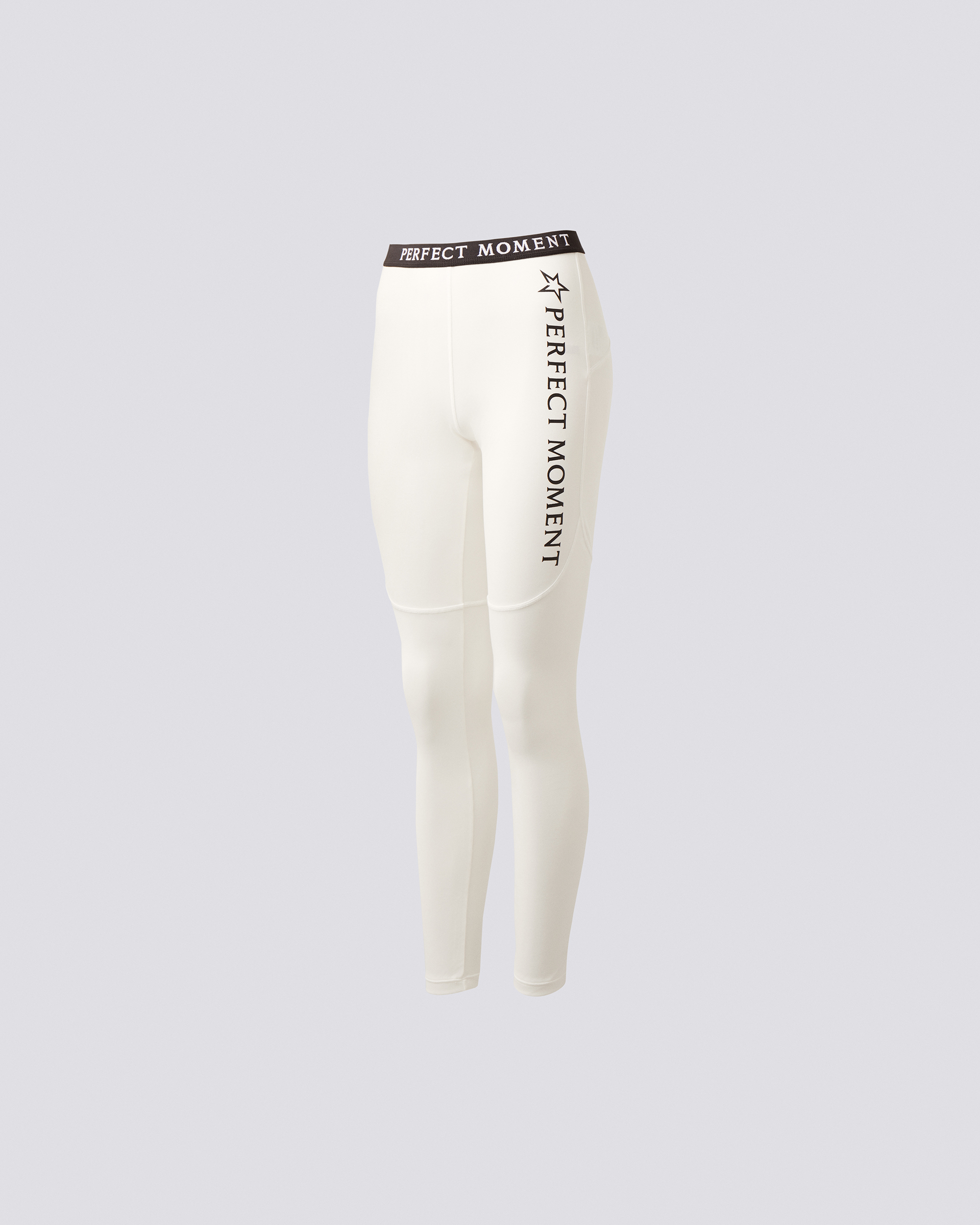 Shop Perfect Moment Thermal Pant Back Seam In Snow-white