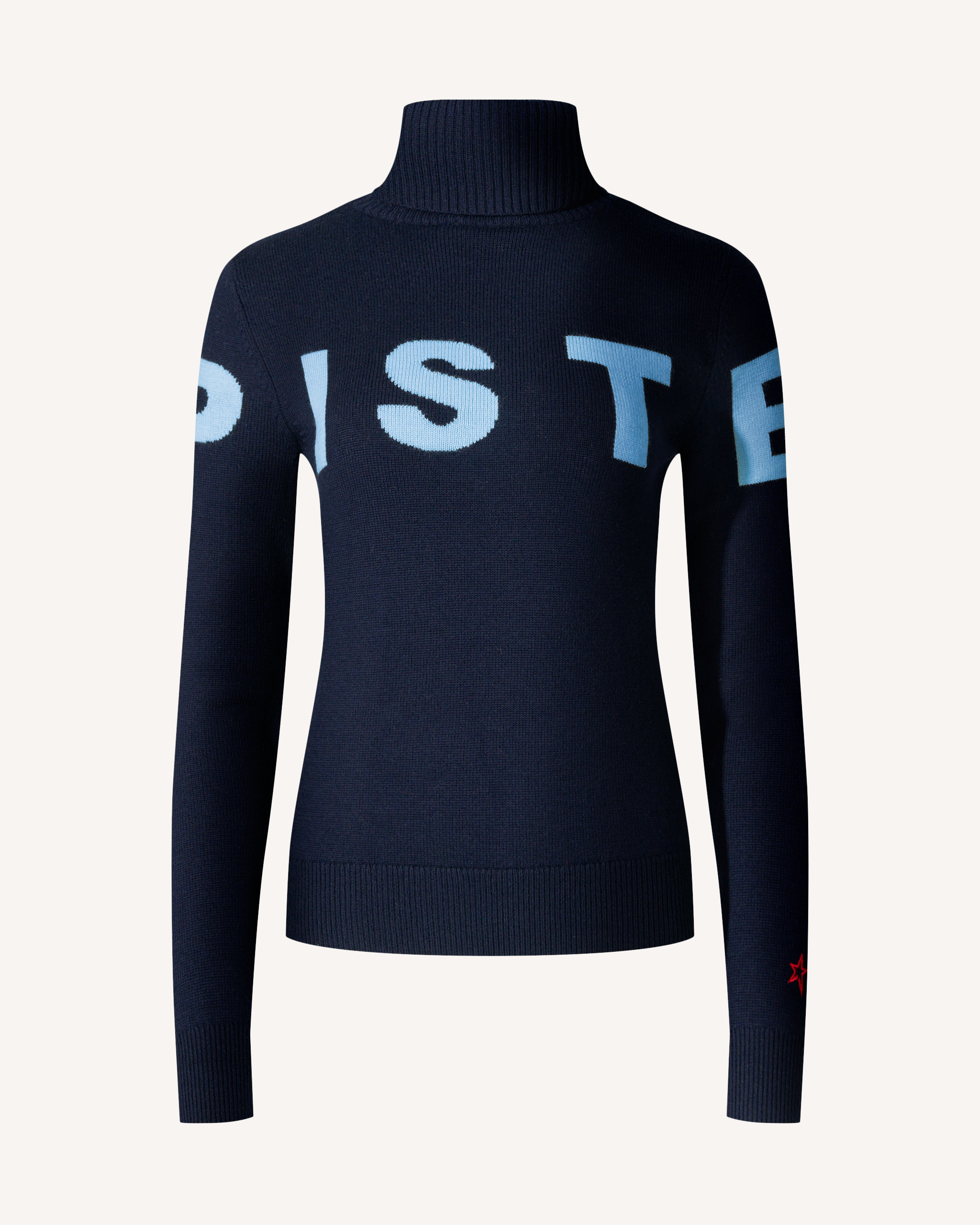 Perfect Moment Piste Merino Wool Sweater In Blue