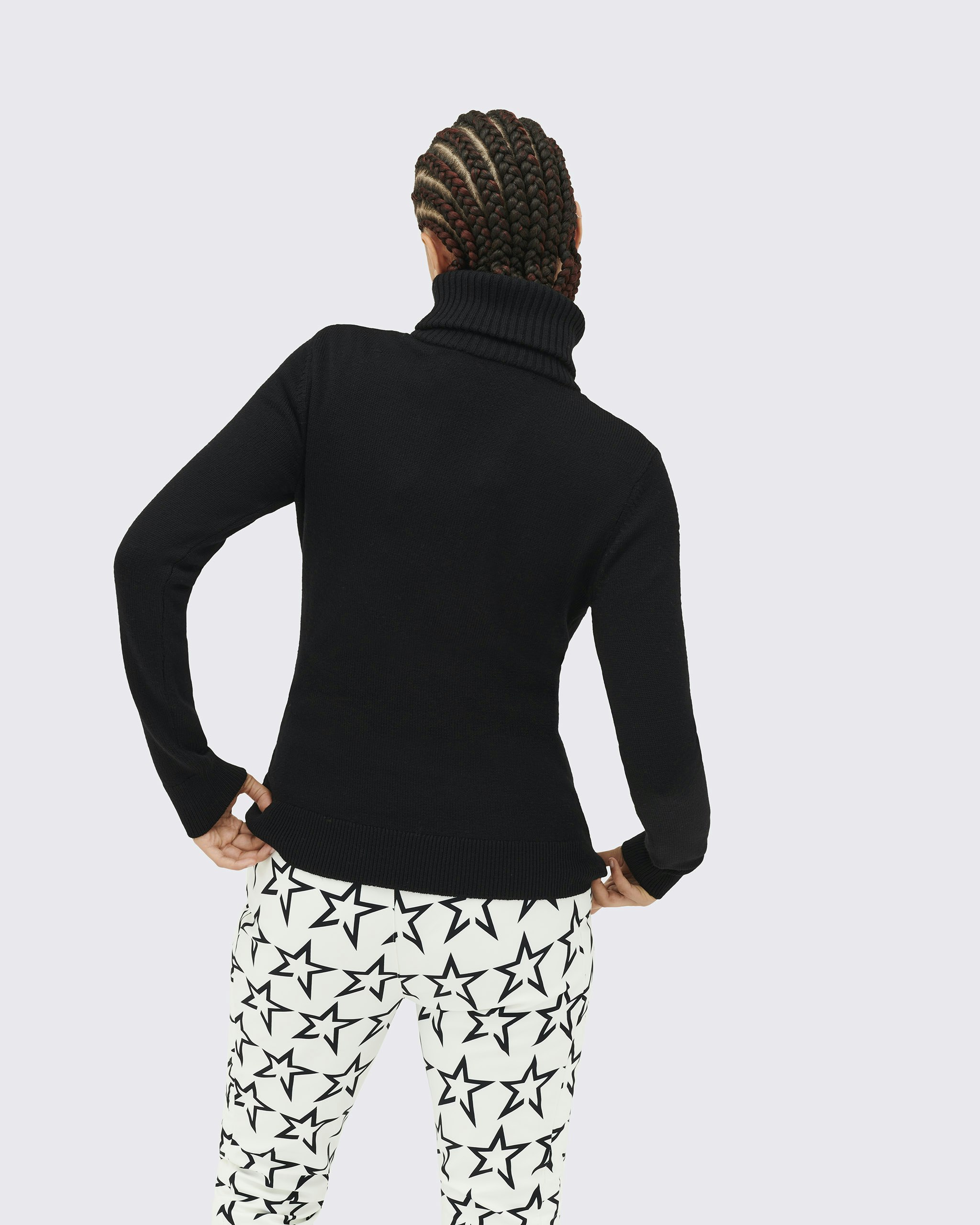 Women's black merino wool leggings Perfect Moment BB W3000971-1703