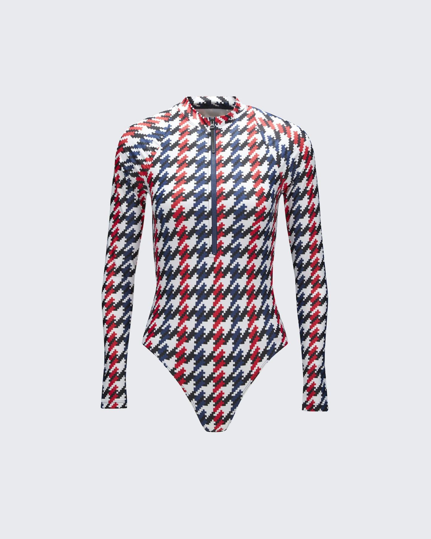 Houndstooth PM Half-Zip Spring Suit 0