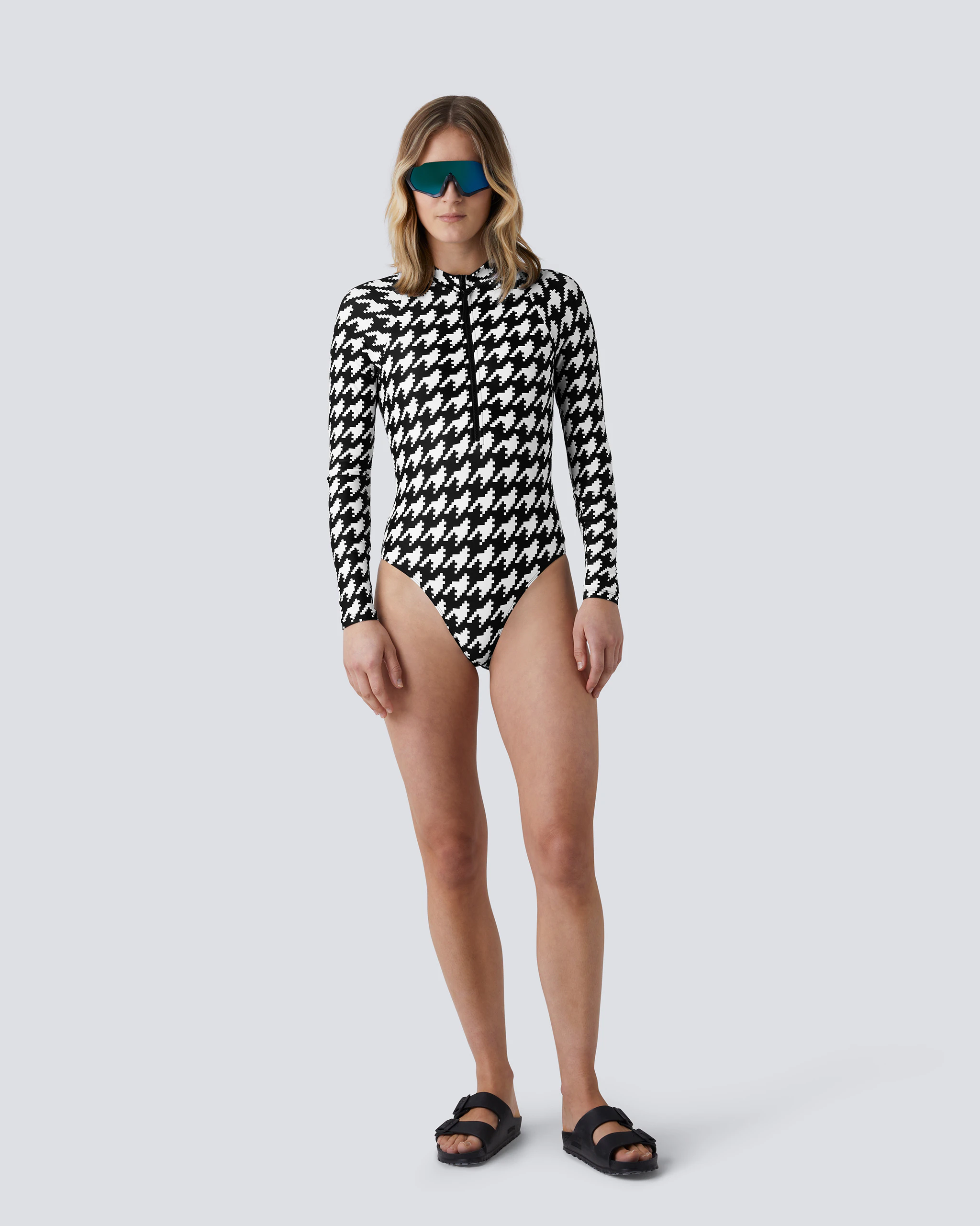 Houndstooth PM Half-Zip Spring Suit 2