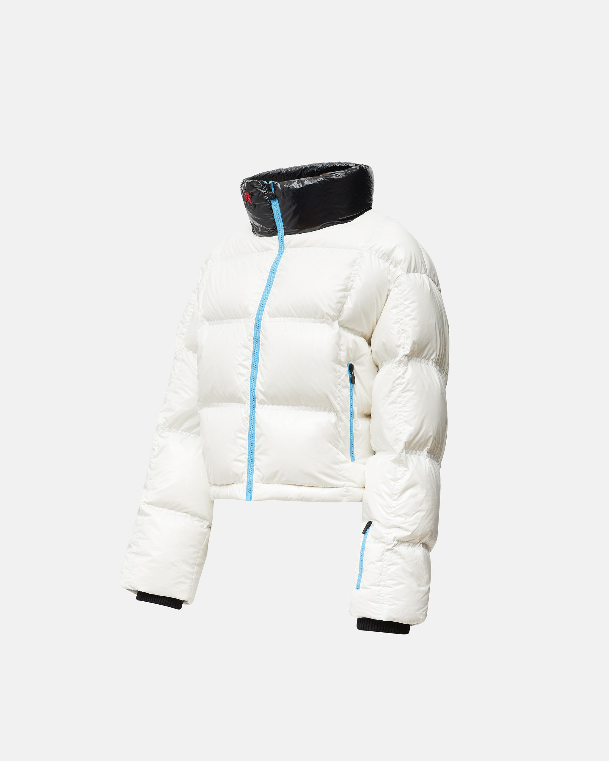 Shop Perfect Moment Metallic Nevada Down Jacket In Snow-white-cire