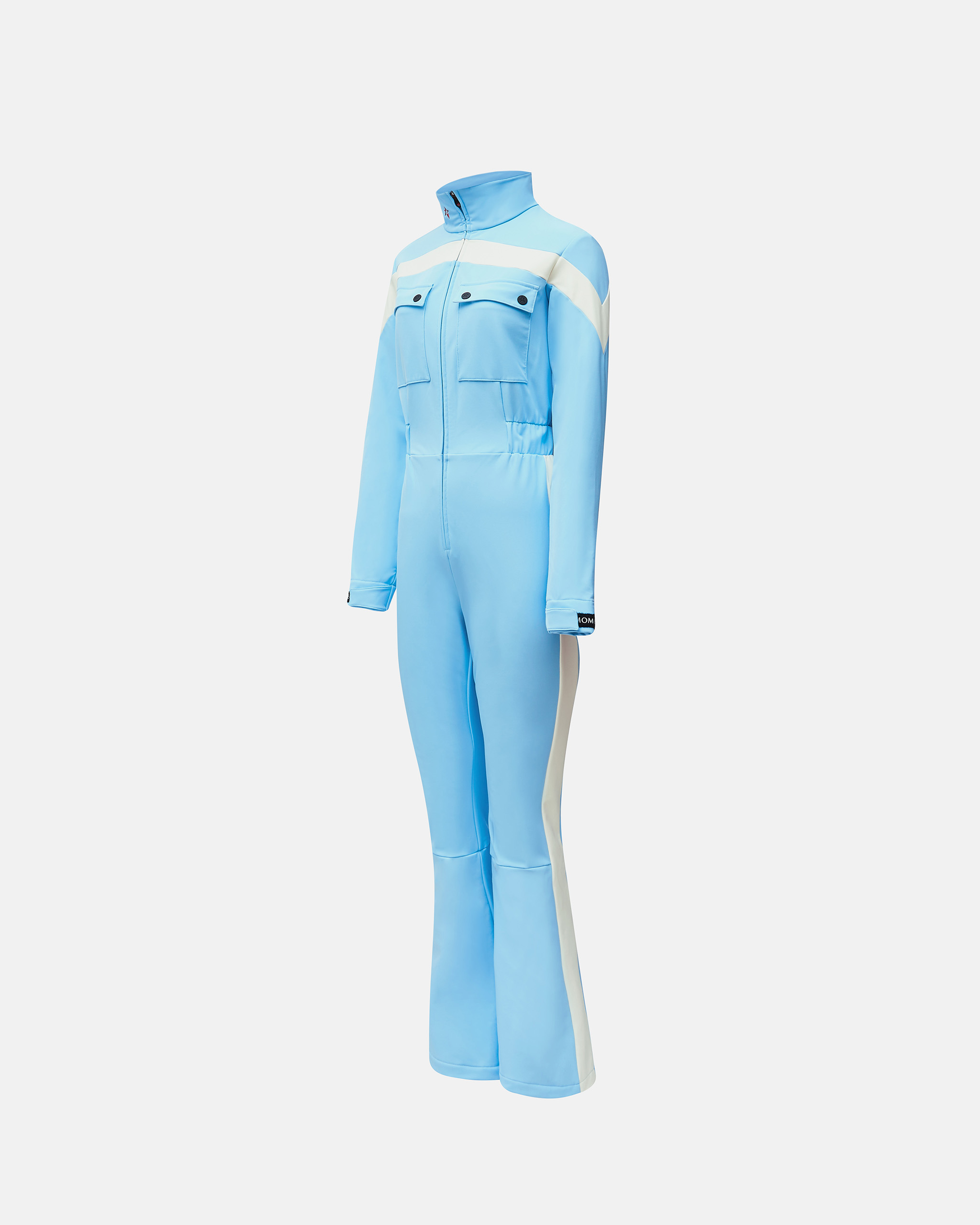 Perfect Moment Blanche Ski Suit Xl In Sky-blue