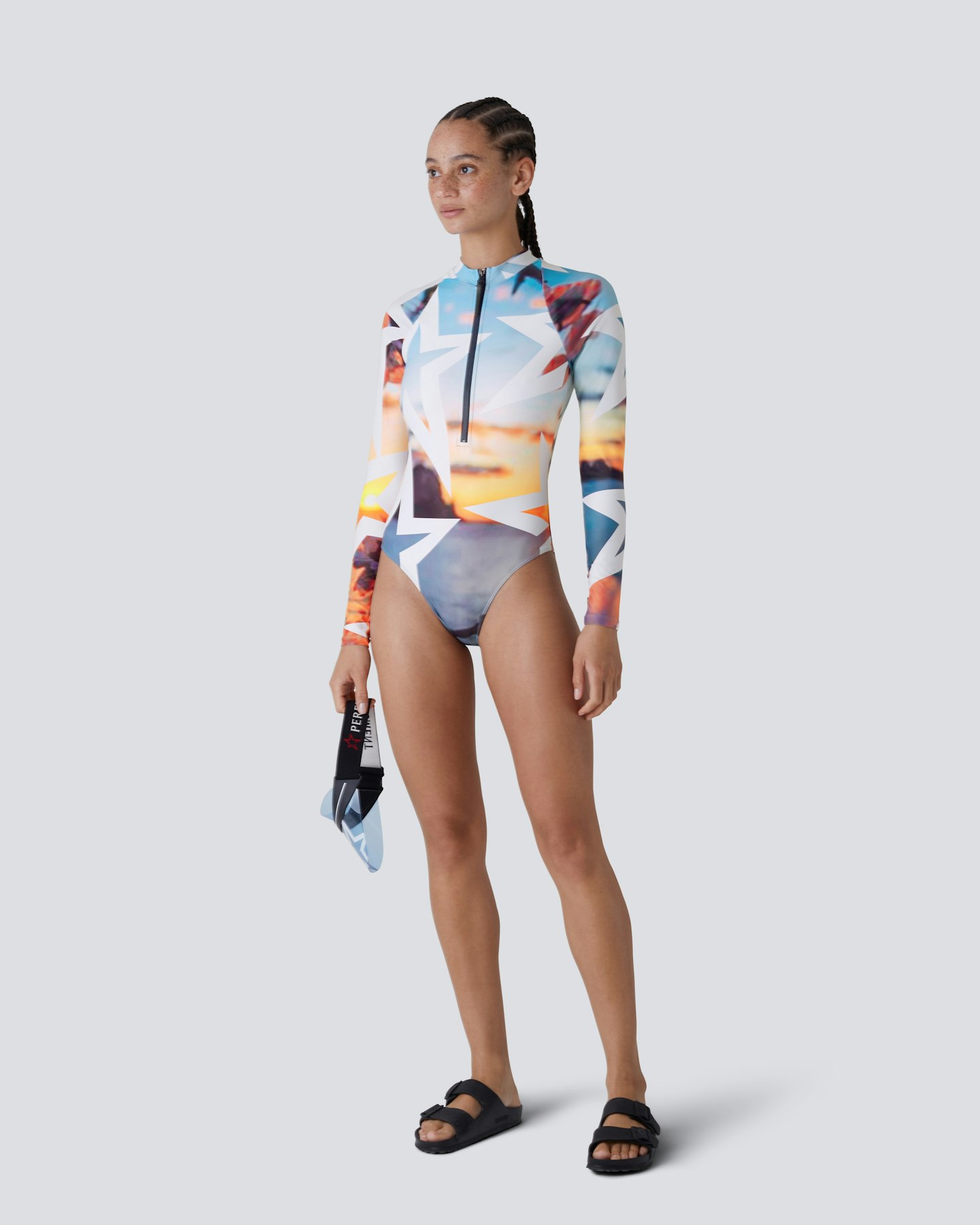 Ibiza Print PM Half-Zip Spring Suit 1