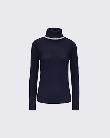 Merino Wool Turtleneck Sweater 0
