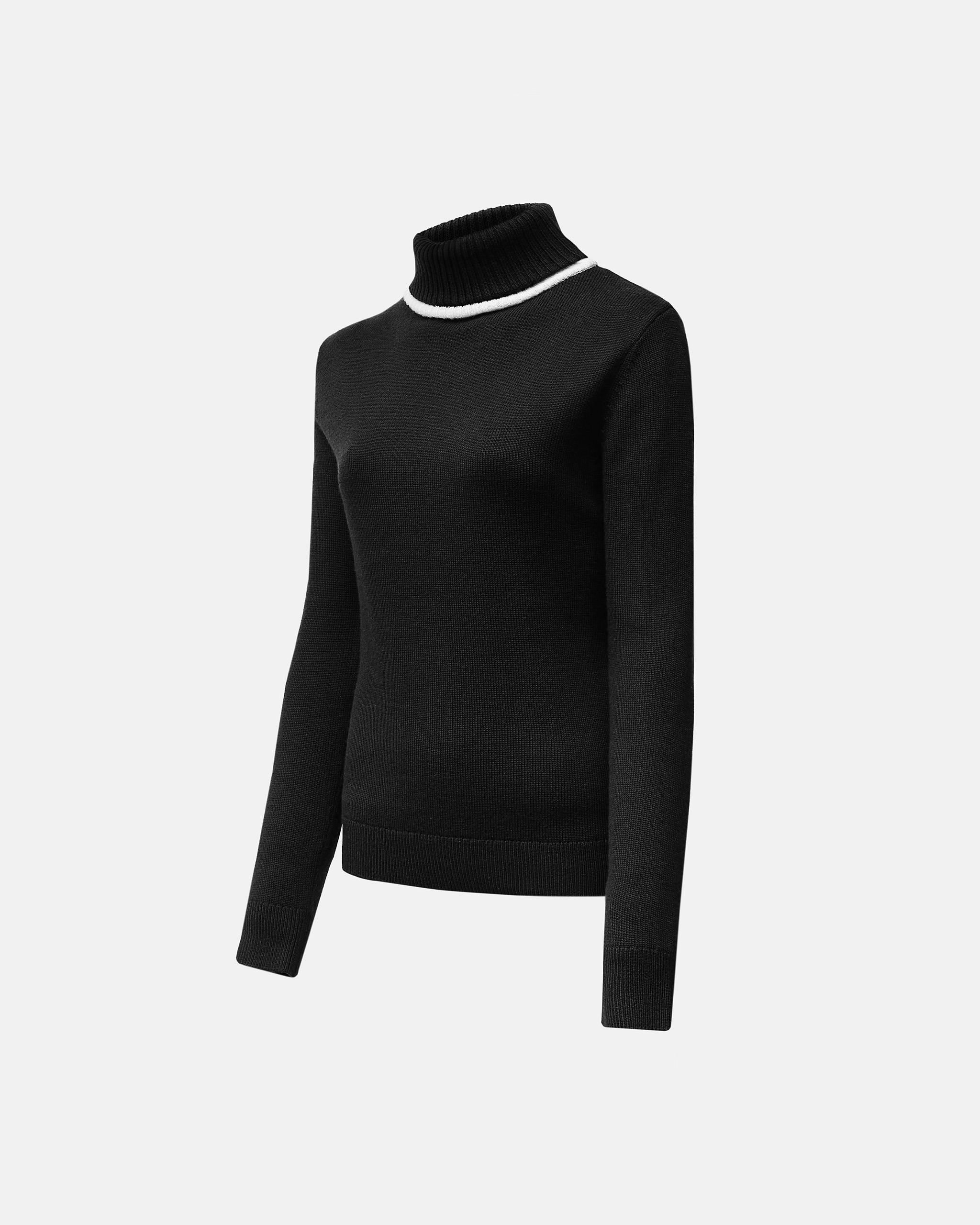 Merino Wool Turtleneck Sweater 0