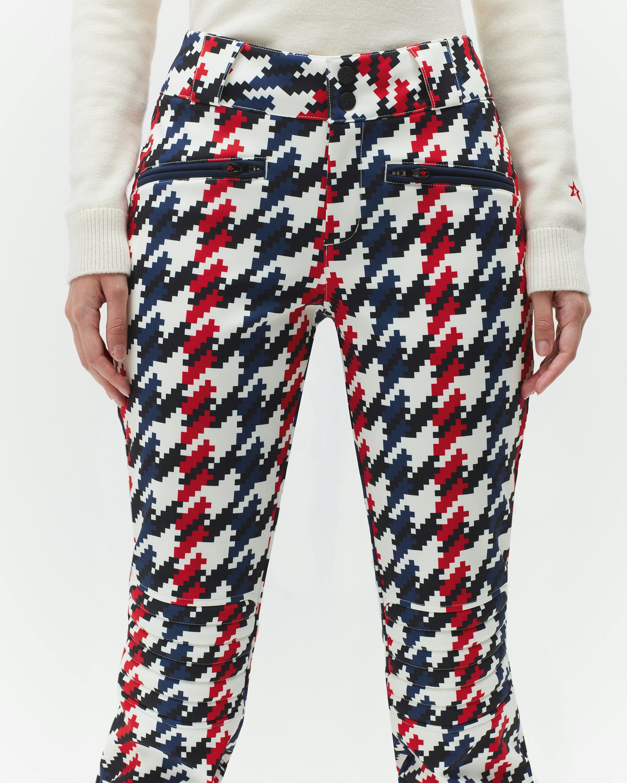 Houndstooth Aurora Flare Pant 4