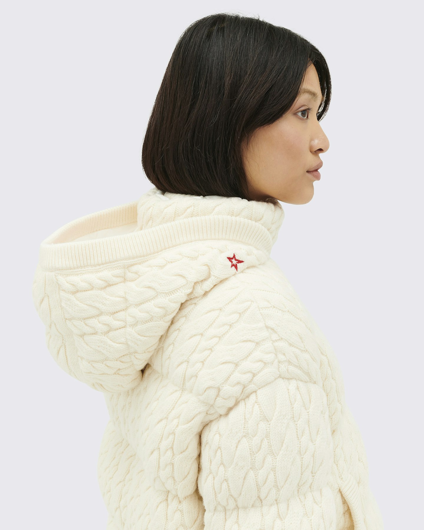 Kate Cable Knit Down Jacket 4