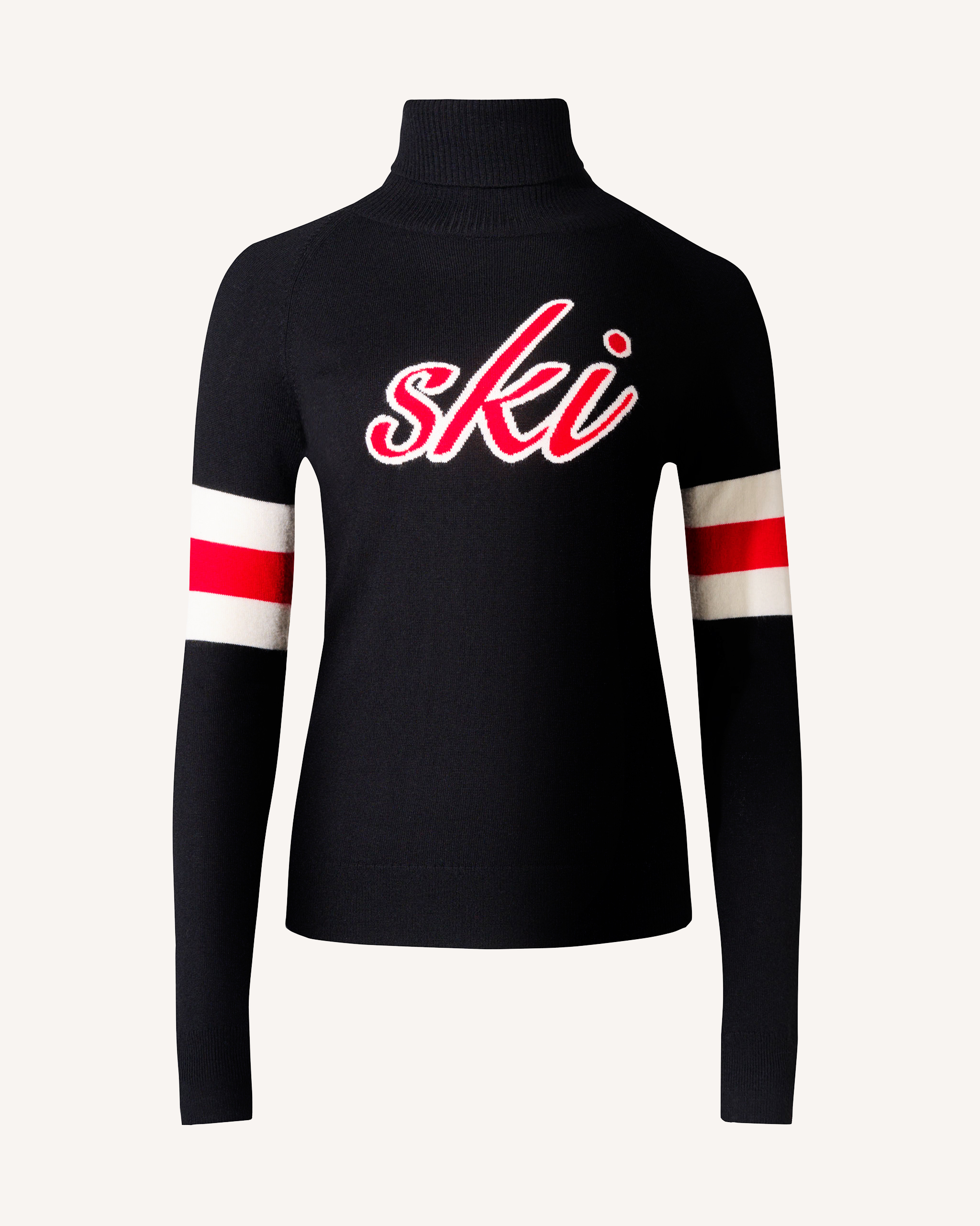 Perfect Moment Neve Merino Wool Sweater Xl In Black