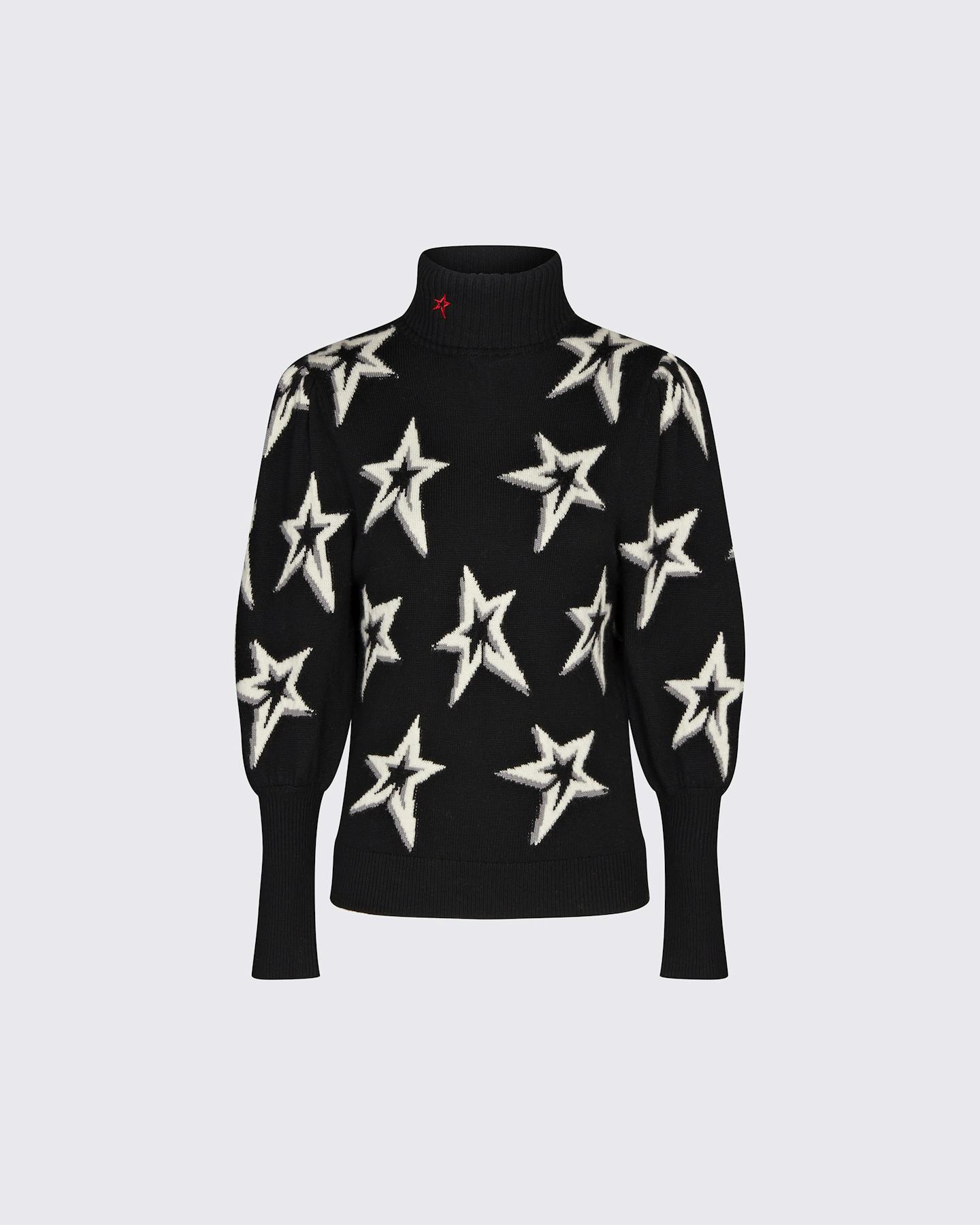 Star Dust Balloon Sleeve Sweater 0